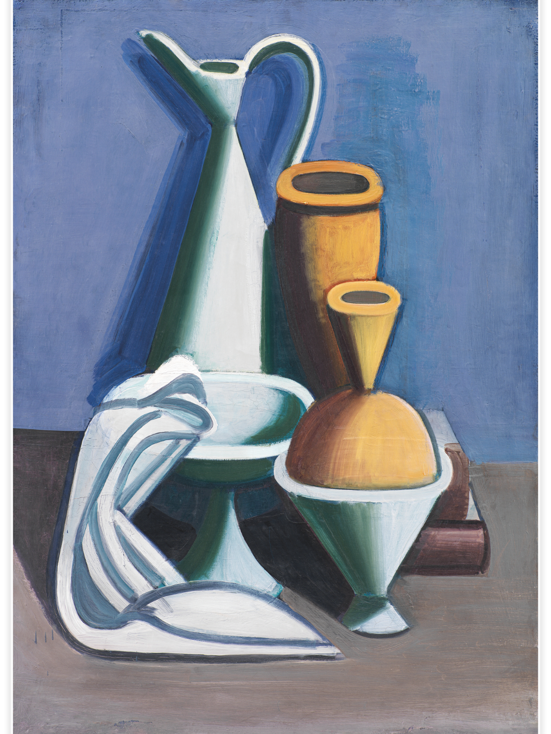 Bild på Arrangement with watering can, towel and jars