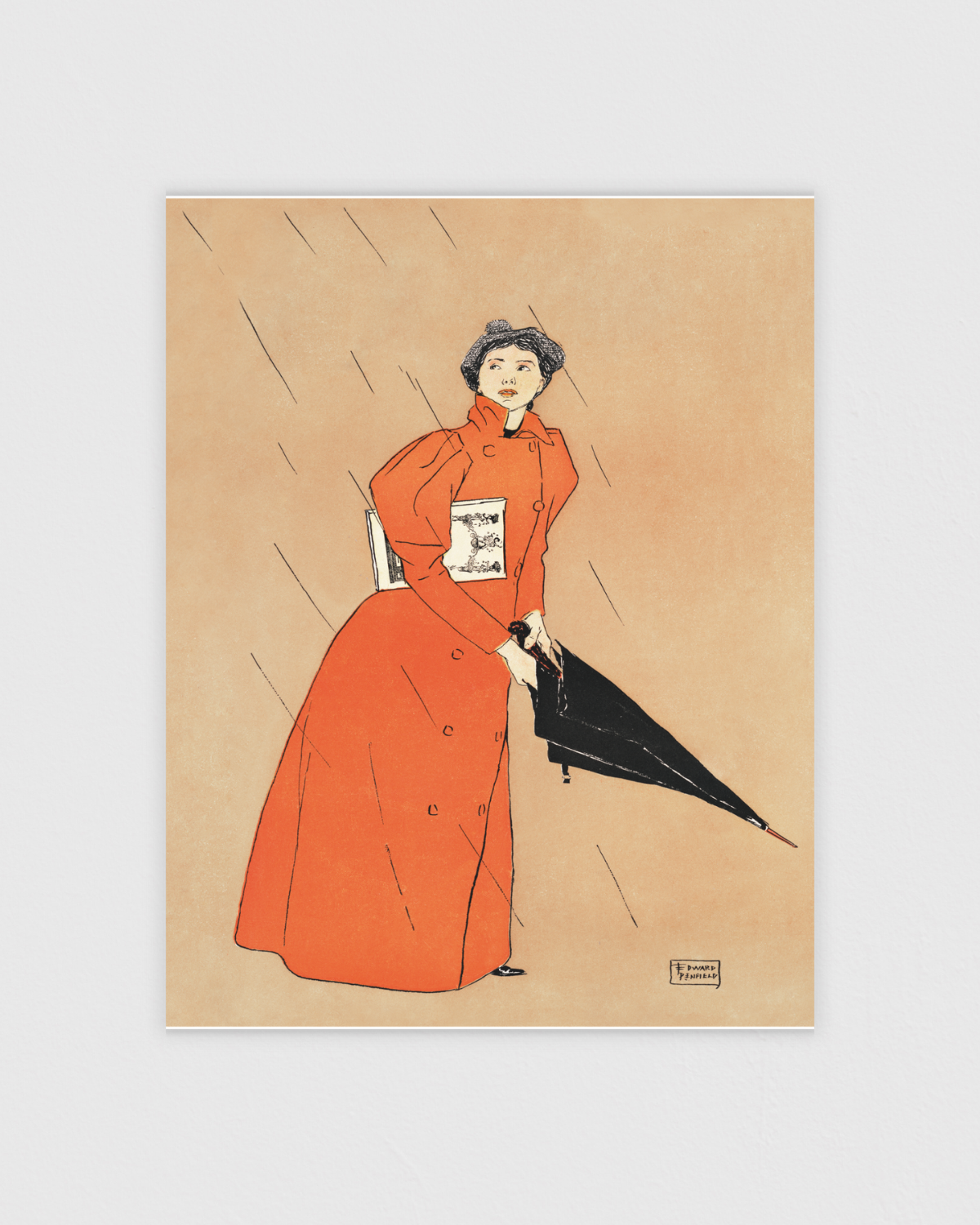 Bild på Woman holding umbrella