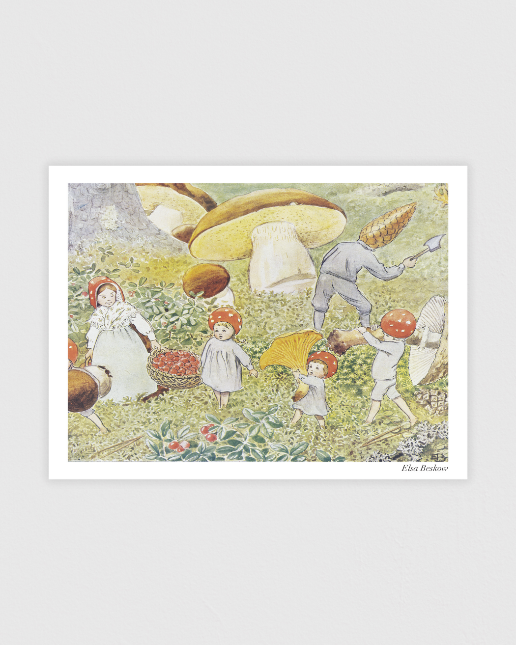 Bild på Tomtebobarnen - Samlar bär och svamp i den stora skogen