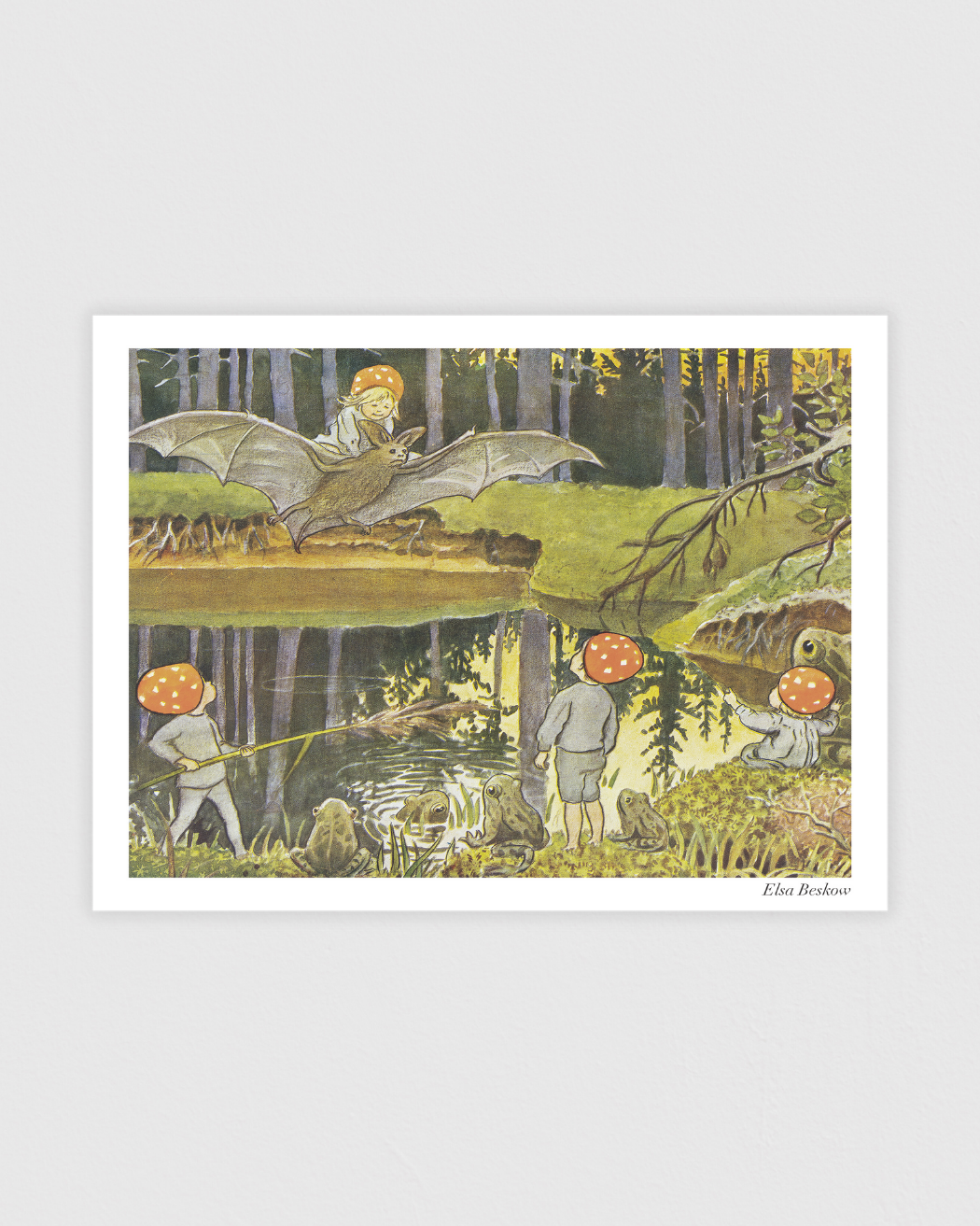 Bild på Tomtebobarnen - Vid tjärnen bor en fladdermus