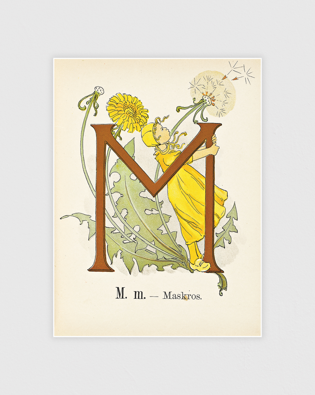 Bild på Prinsarnes blomsteralfabet - M