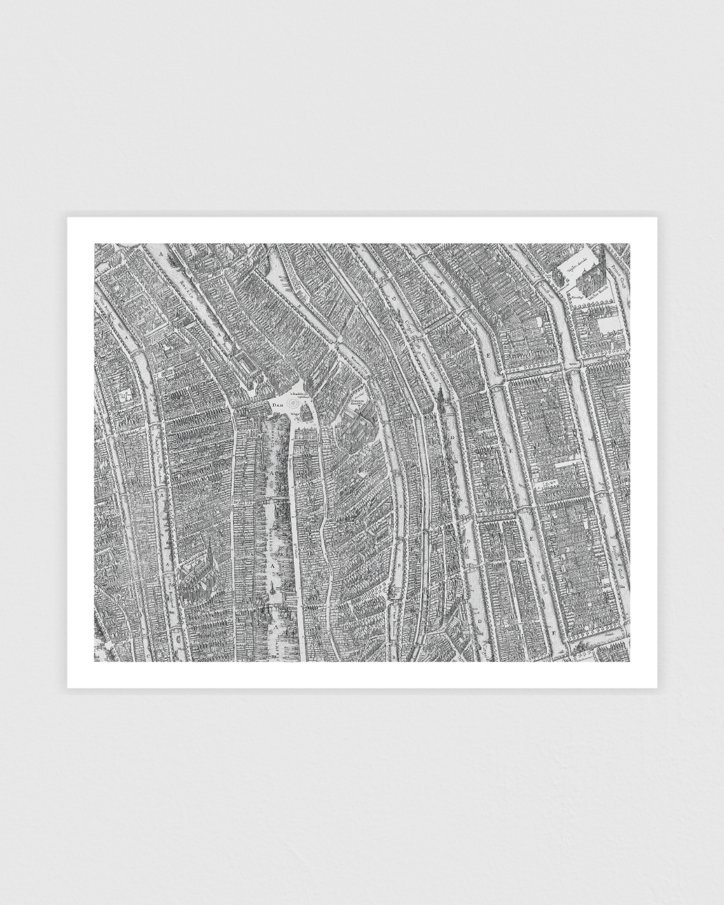 Bild på Plattegrond van Amsterdam