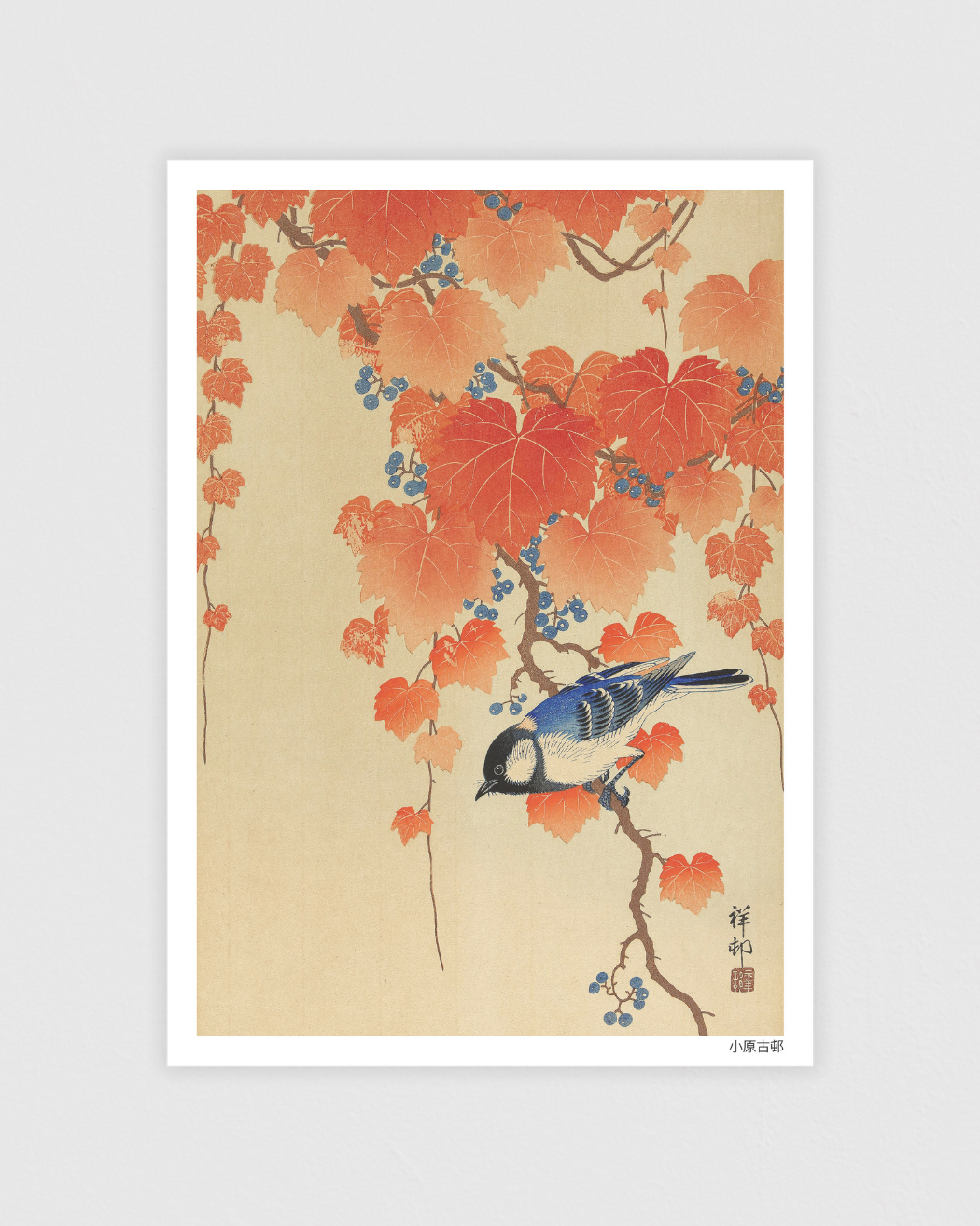 Bild på Great Tit on Paulownia Branch