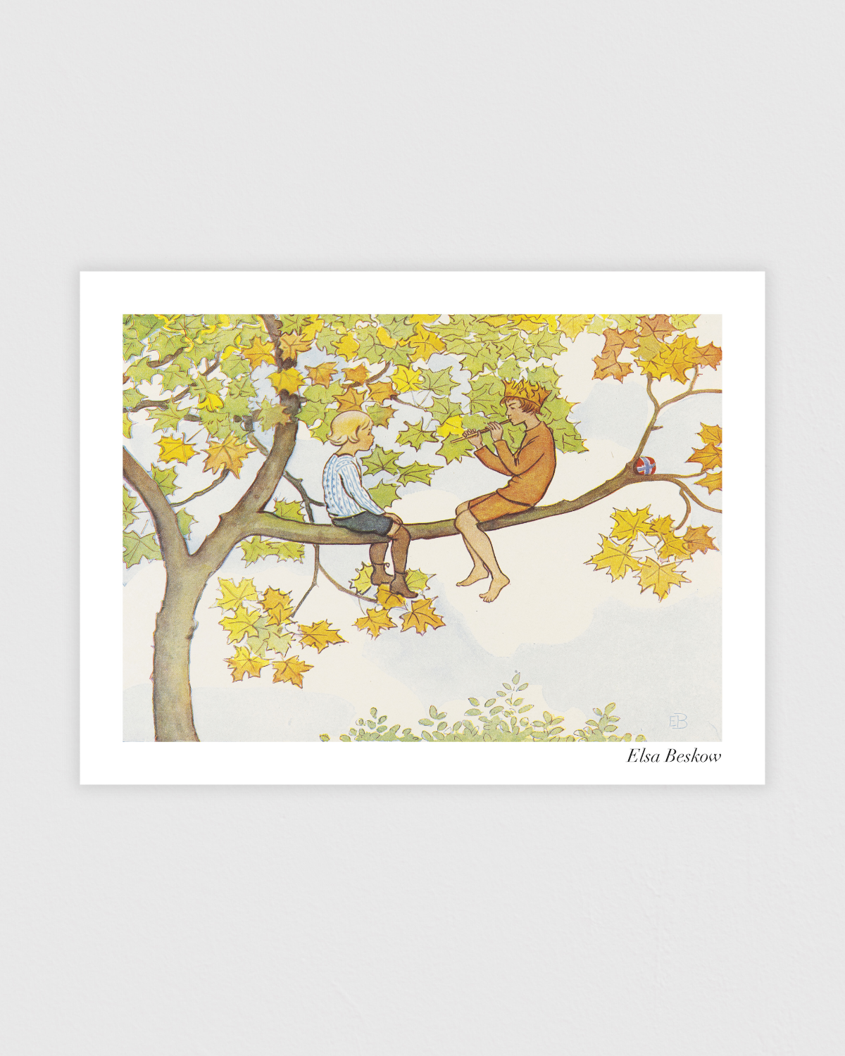 Bild på Lasse-liten i Trädgården - Spela vasspipa