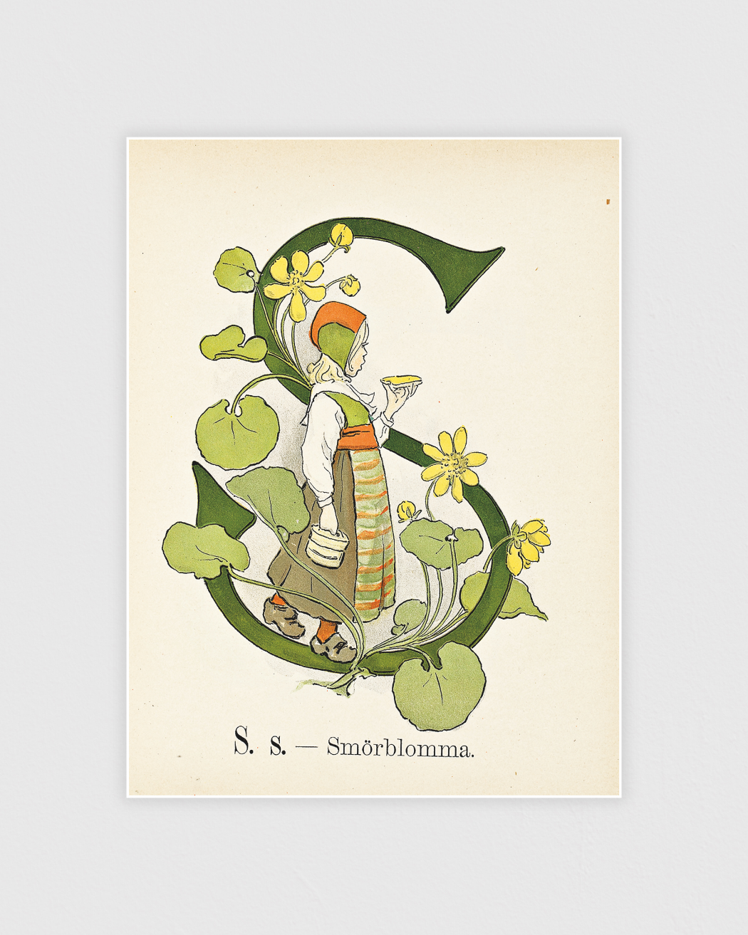 Bild på Prinsarnes blomsteralfabet - S