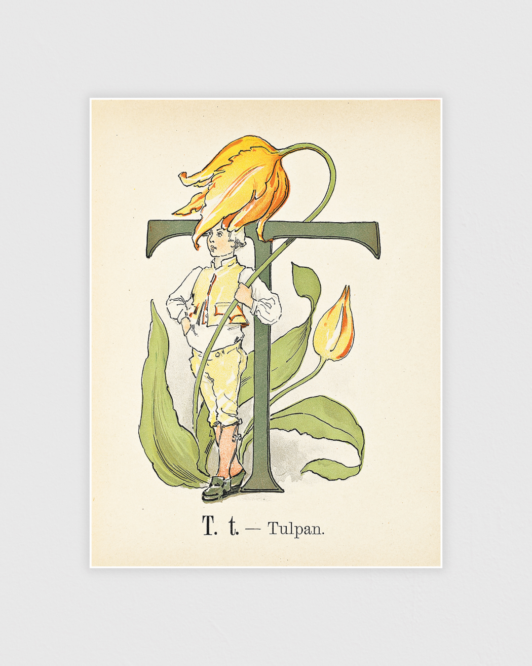 Bild på Prinsarnes blomsteralfabet - T