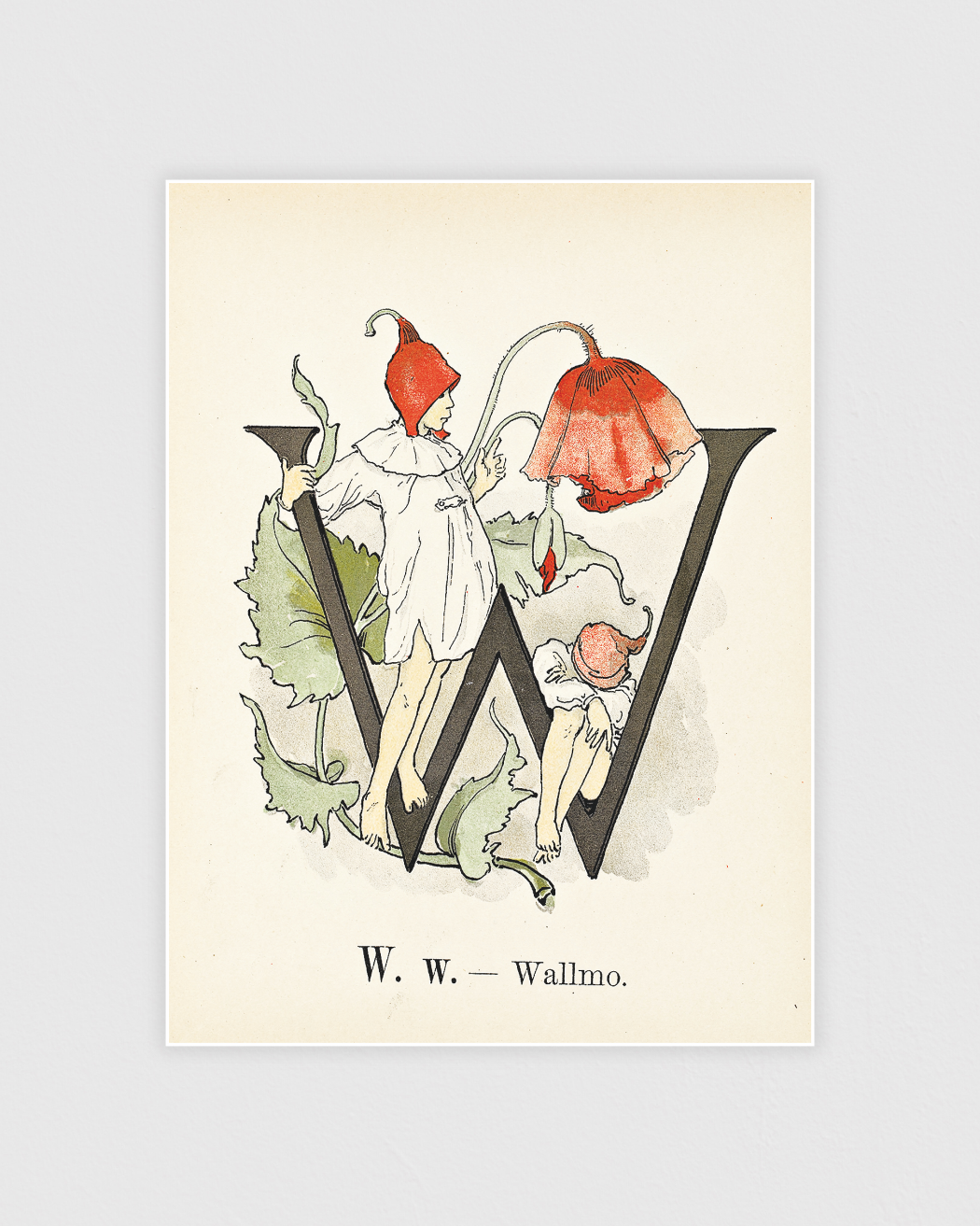 Bild på Prinsarnes blomsteralfabet - W