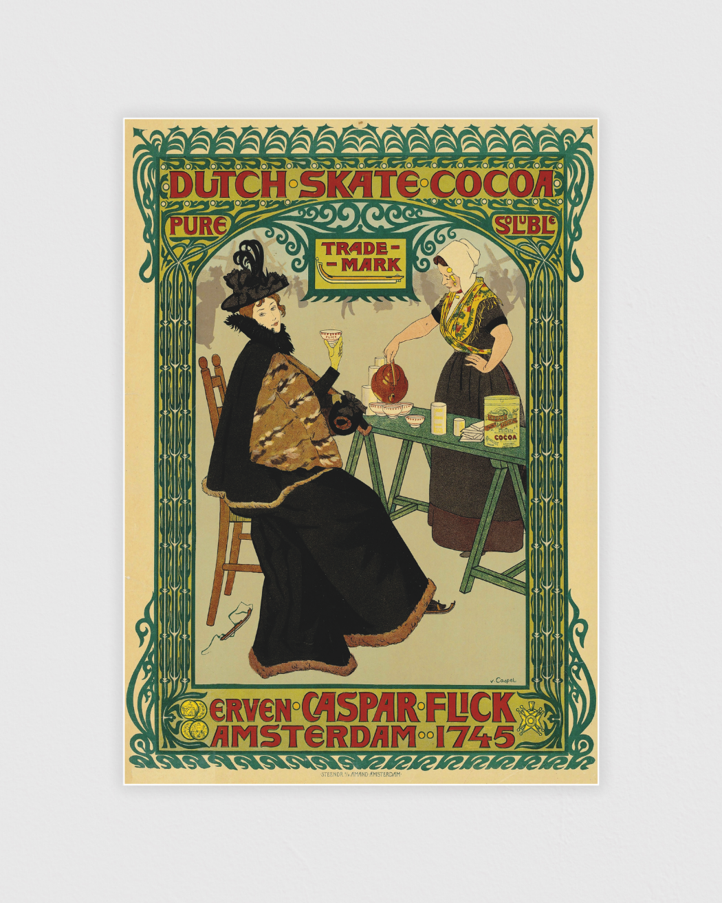 Bild på Dutch skate cocoa Erven Caspar Flick