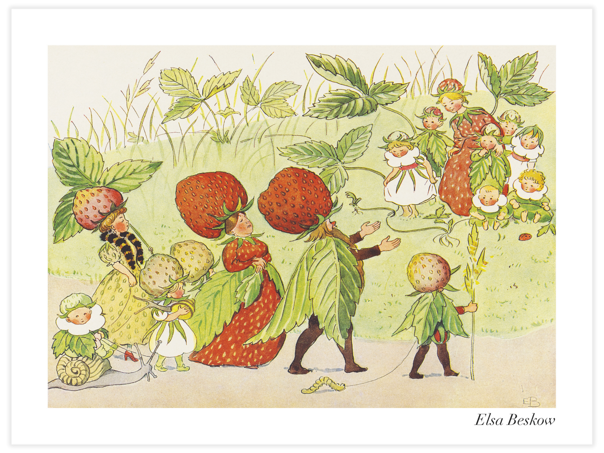 Bild på Lasse-liten i Trädgården - Jordgubbarnas vaggvisa