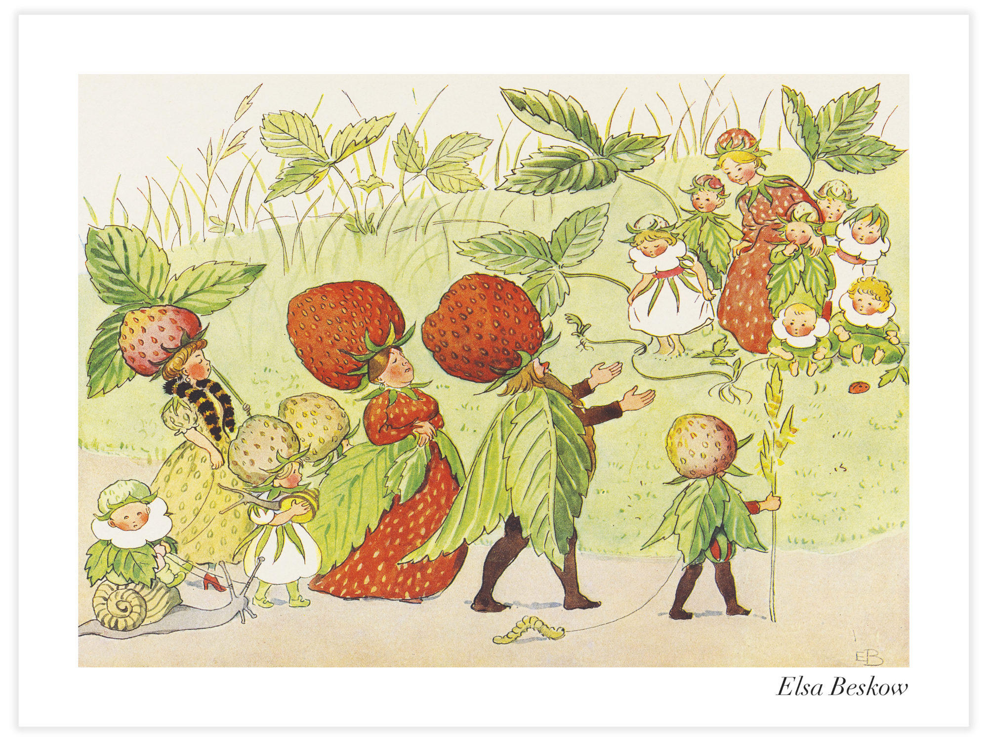 Bild på Lasse-liten i Trädgården - Jordgubbarnas vaggvisa