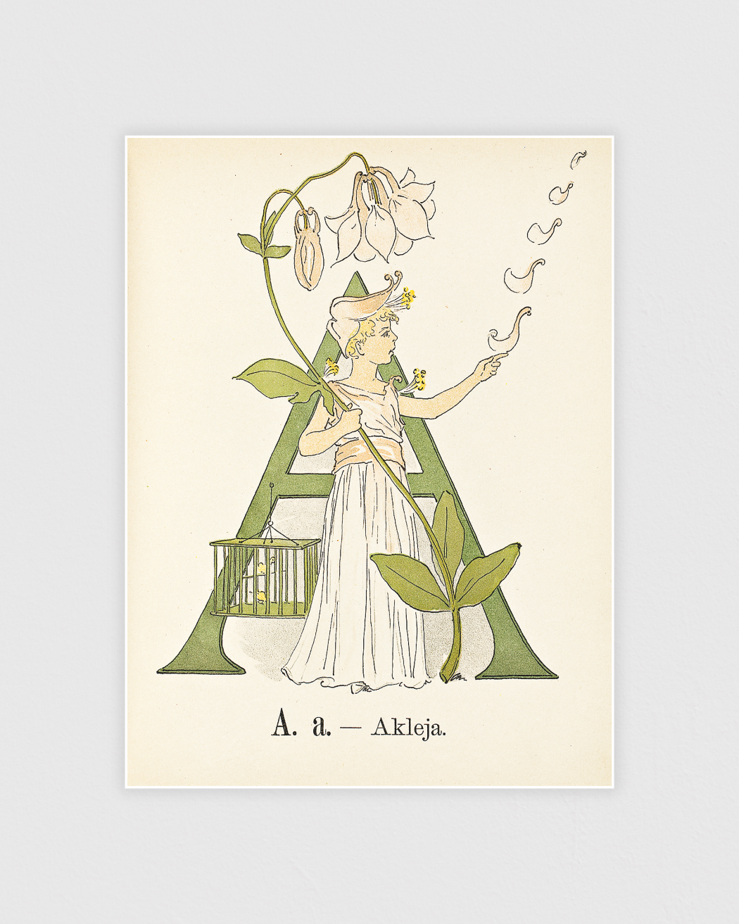 Bild på Prinsarnes blomsteralfabet - A