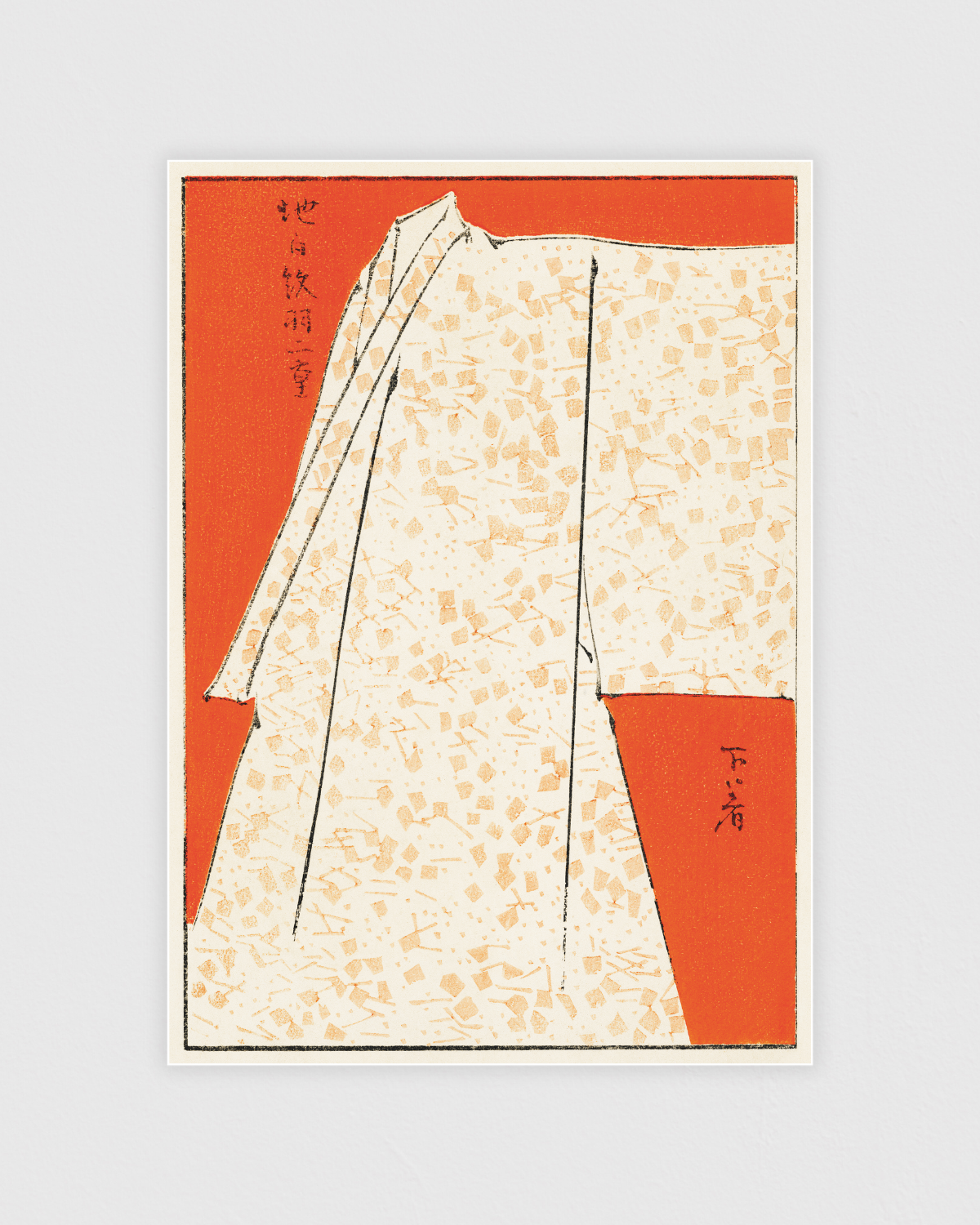 Japanese robe illustration