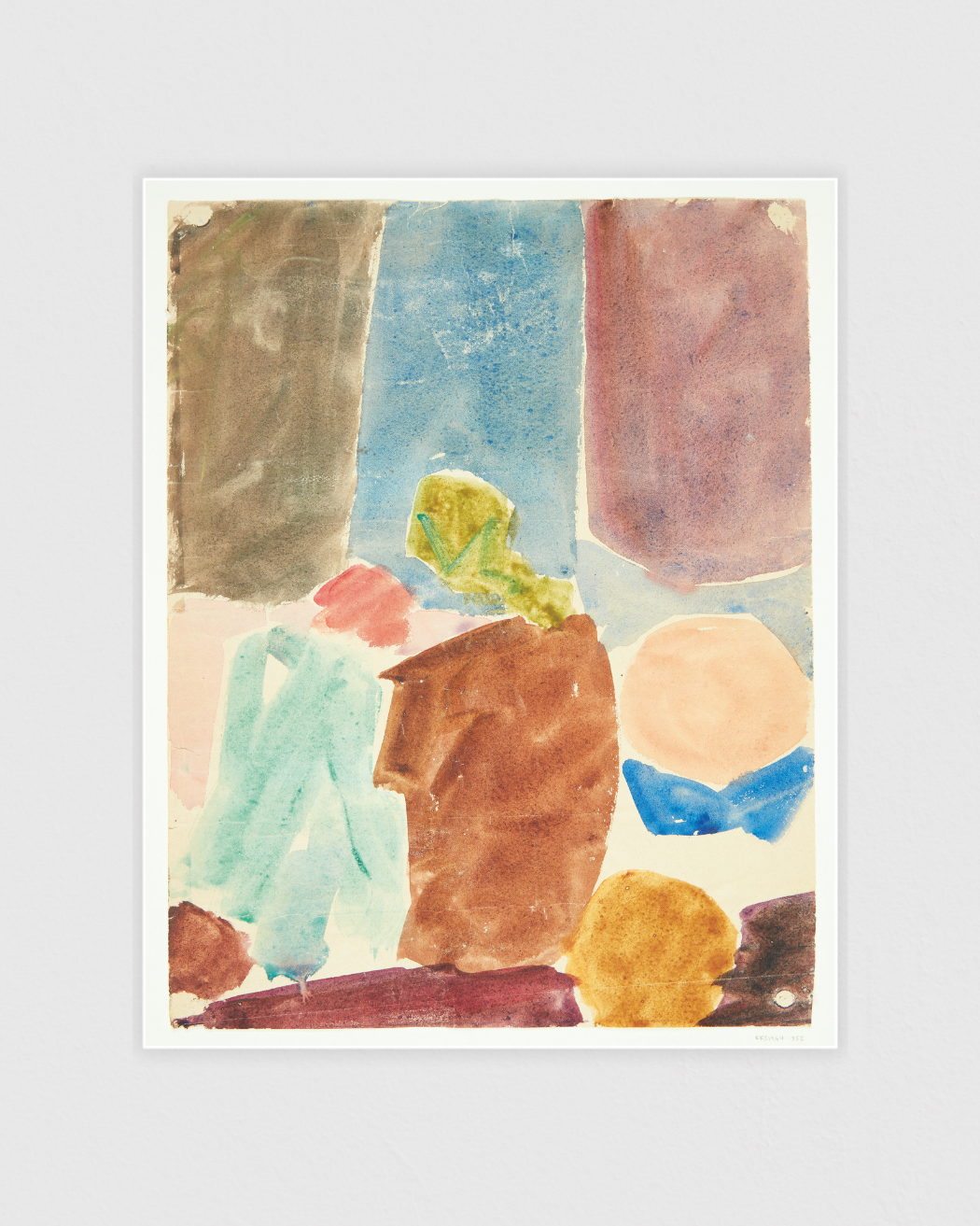 Bild på Farvestudie efter Delacroixs maleri Dante og Vergil i Underverdenen, Louvre