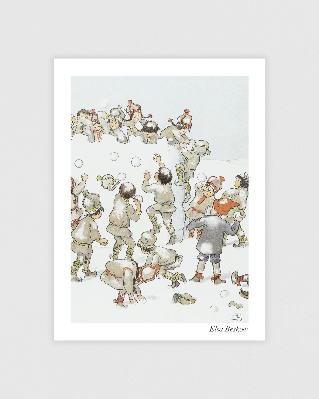 Bild på Olles Skidfärd - Ett snöbollskrig