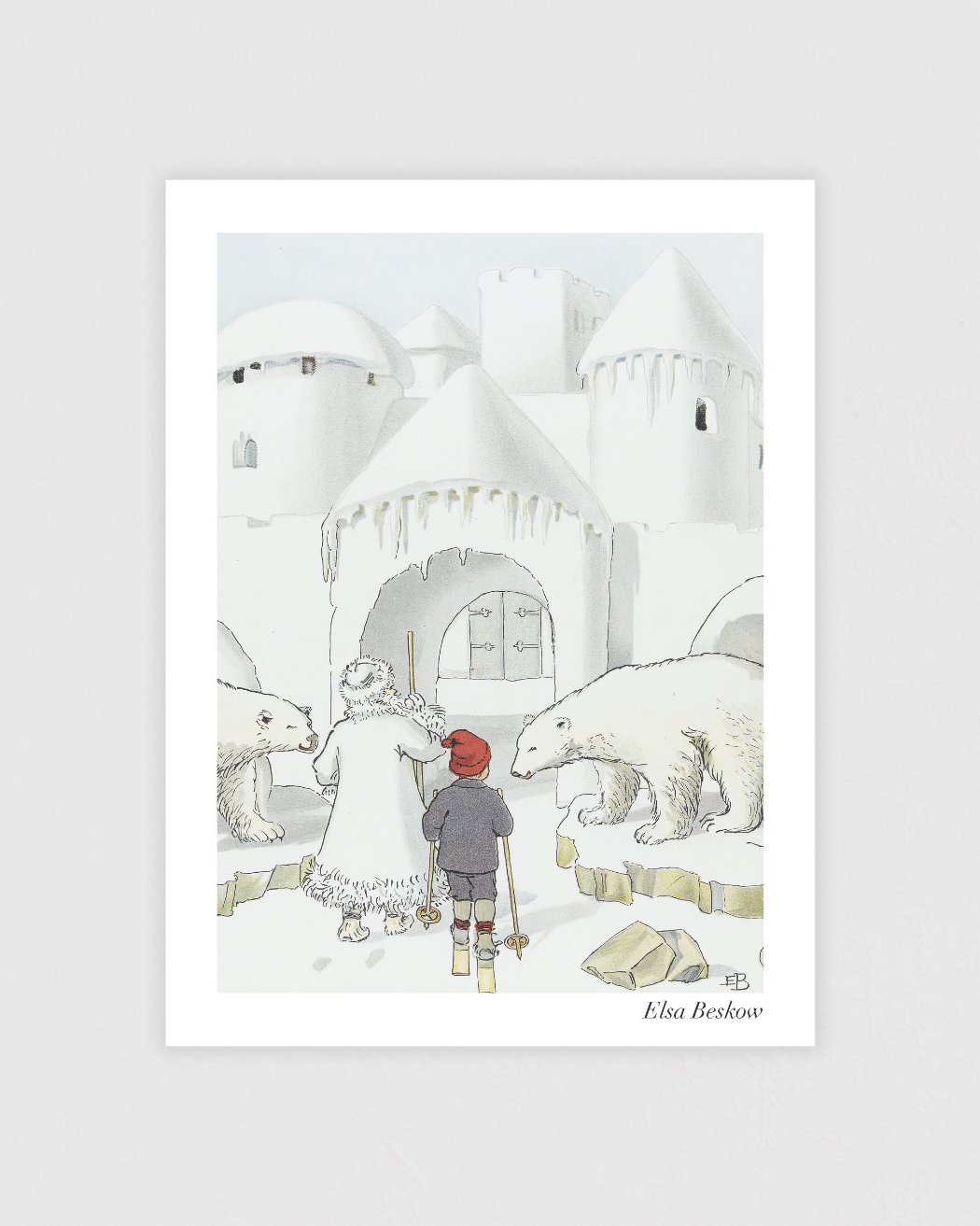 Bild på Olles Skidfärd - Snöborg med isbjörnar