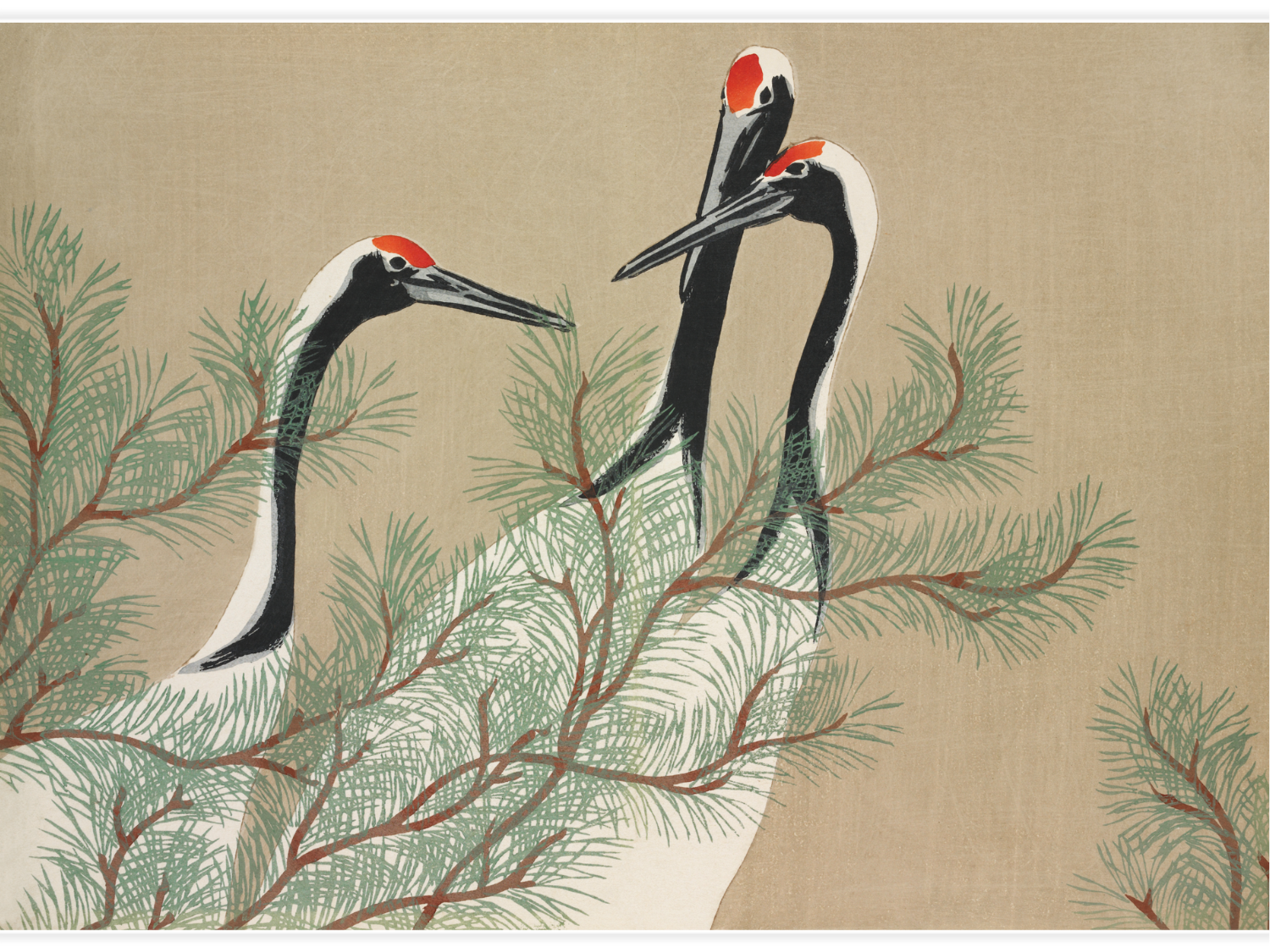 Bild på Cranes from Momoyogusa