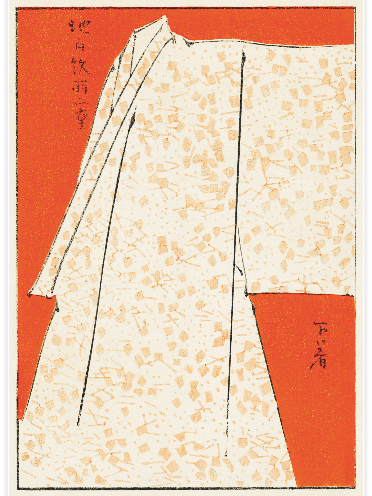 Japanese robe illustration