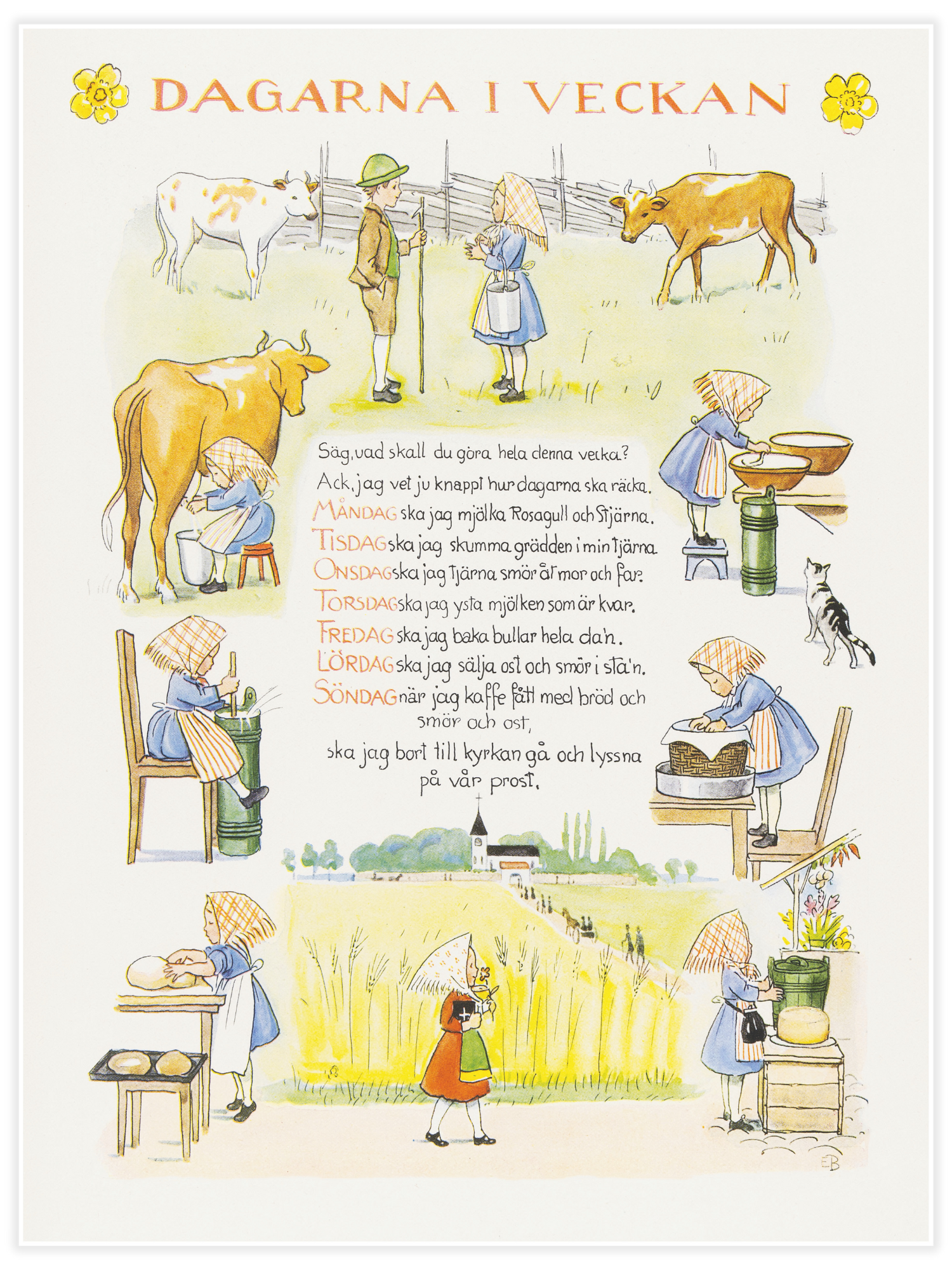 Bild på Årets Saga - Dagarna i veckan