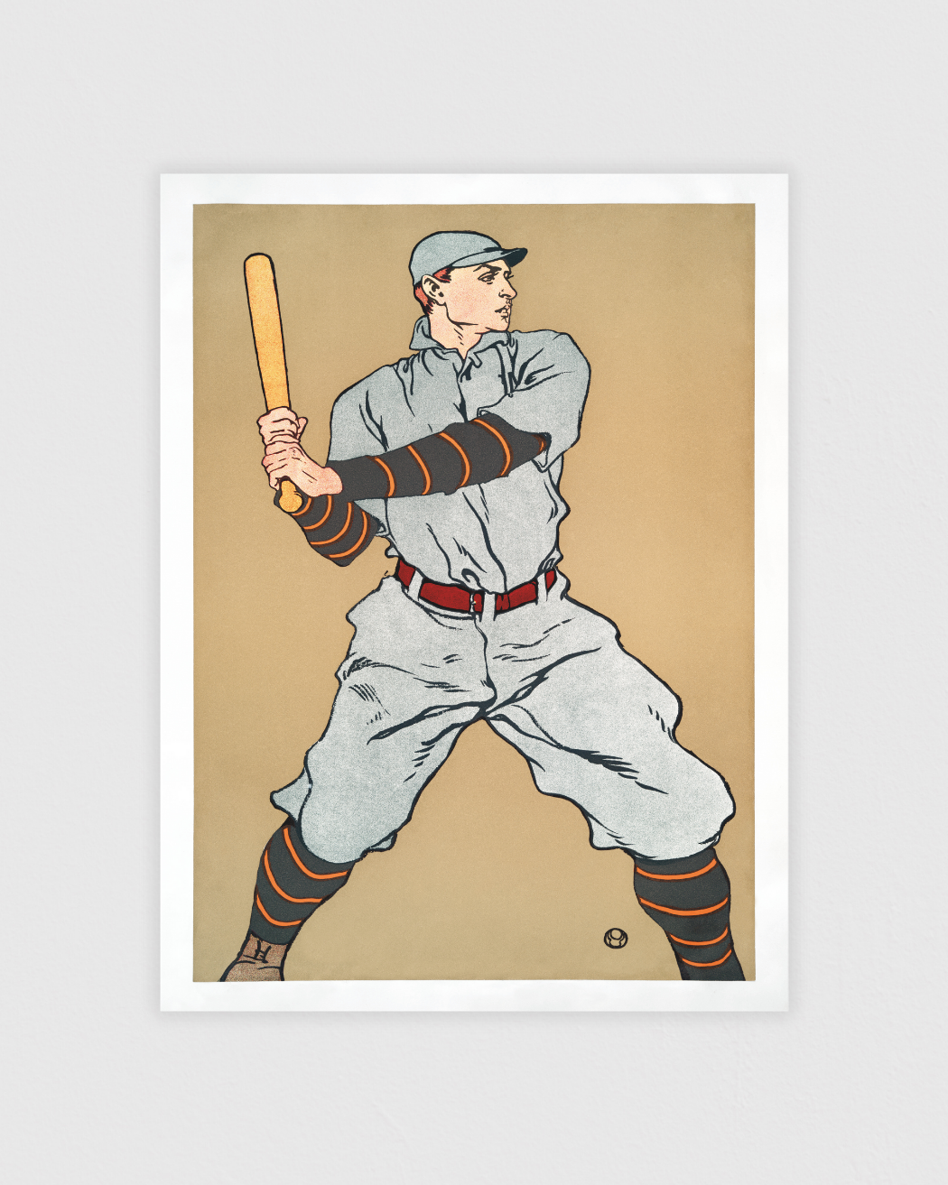 Bild på Baseball player holding a bat