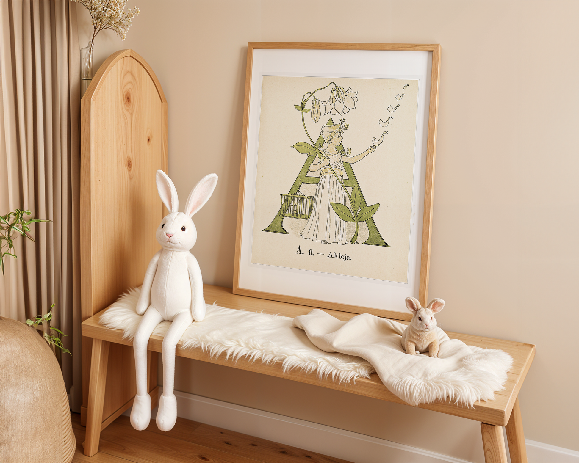 Bild på Prinsarnes blomsteralfabet - A