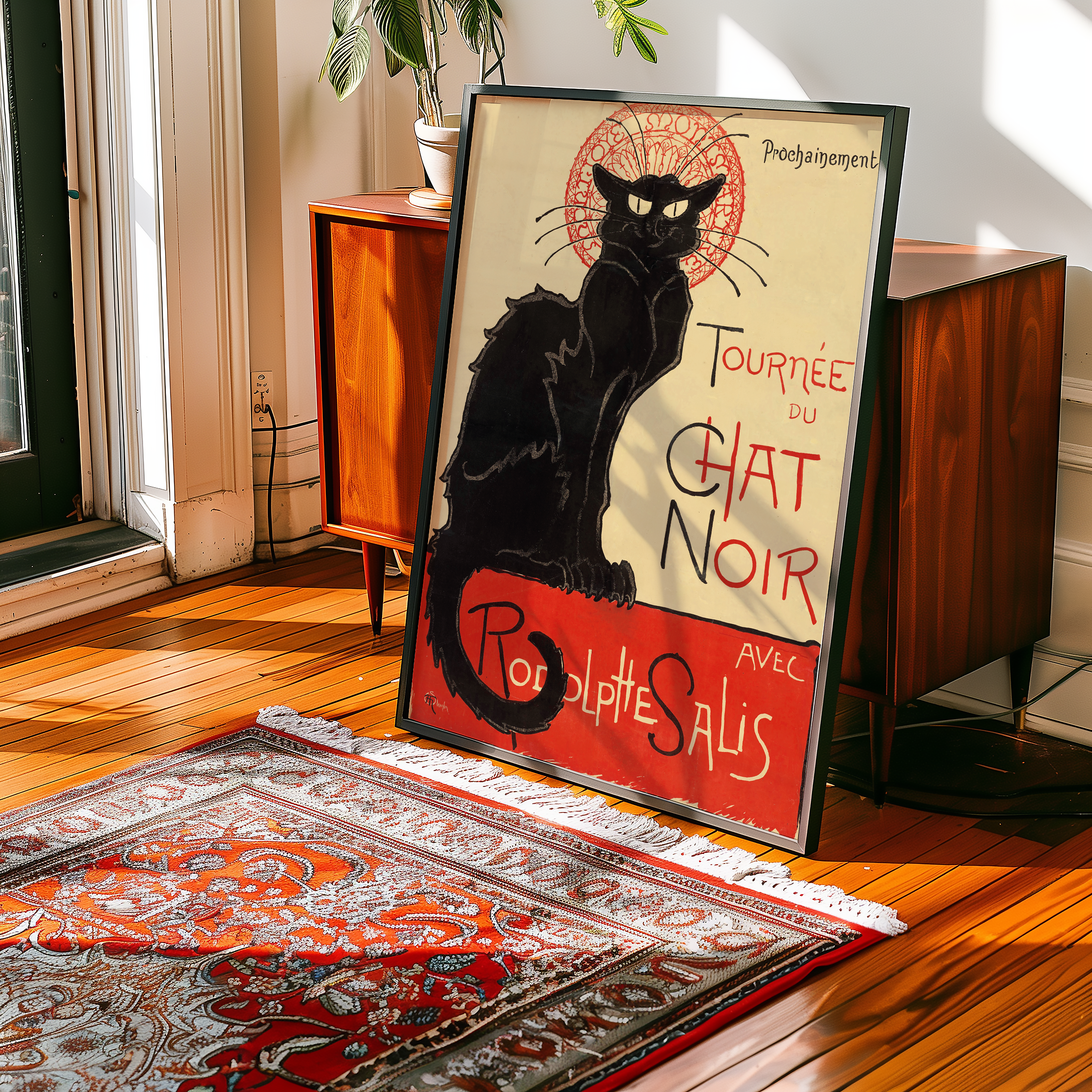 Bild på Affiche voor het theatercafé Le Chat Noir in Parijs
