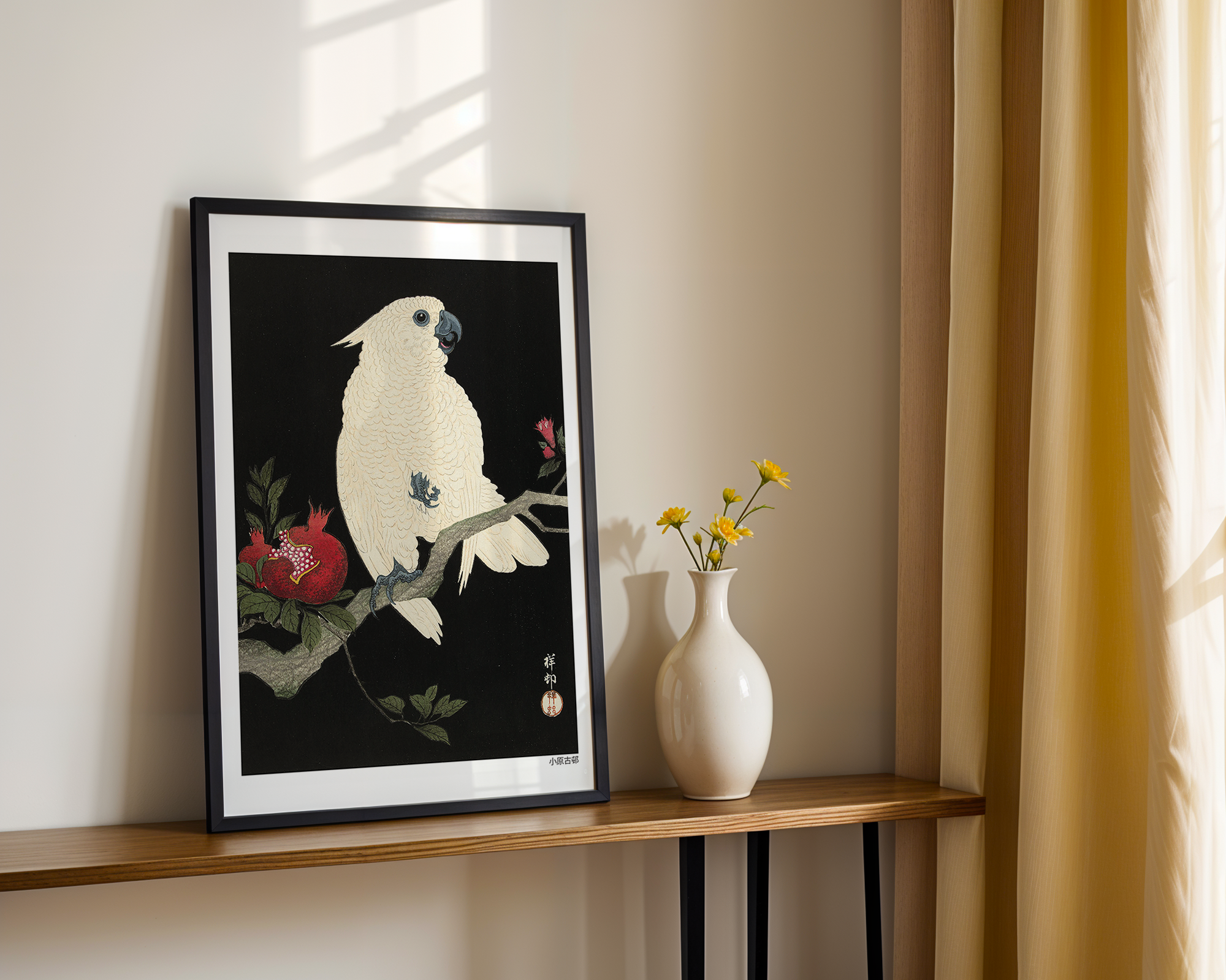 Bild på Cockatoo and pomegranate