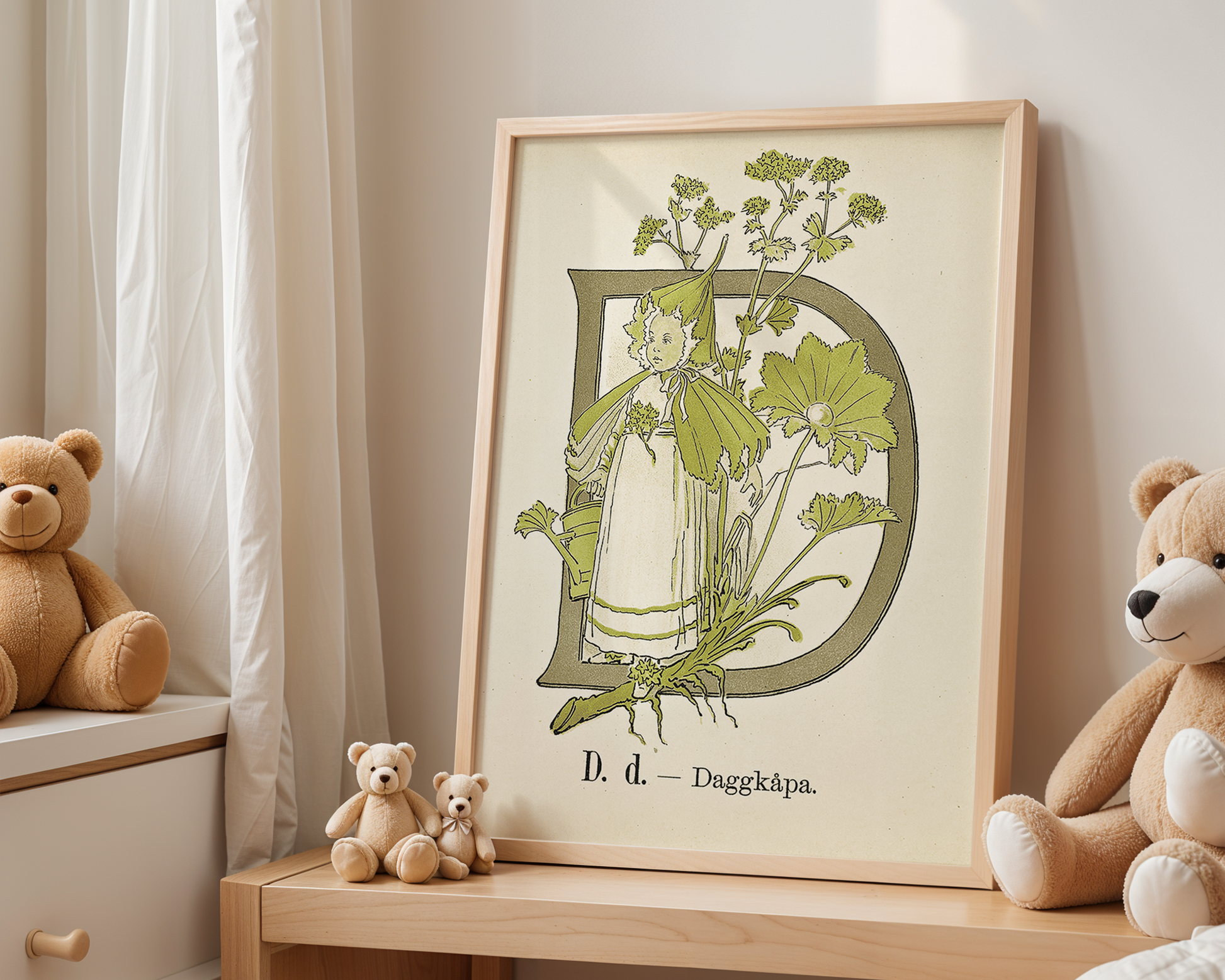 Bild på Prinsarnes blomsteralfabet - D