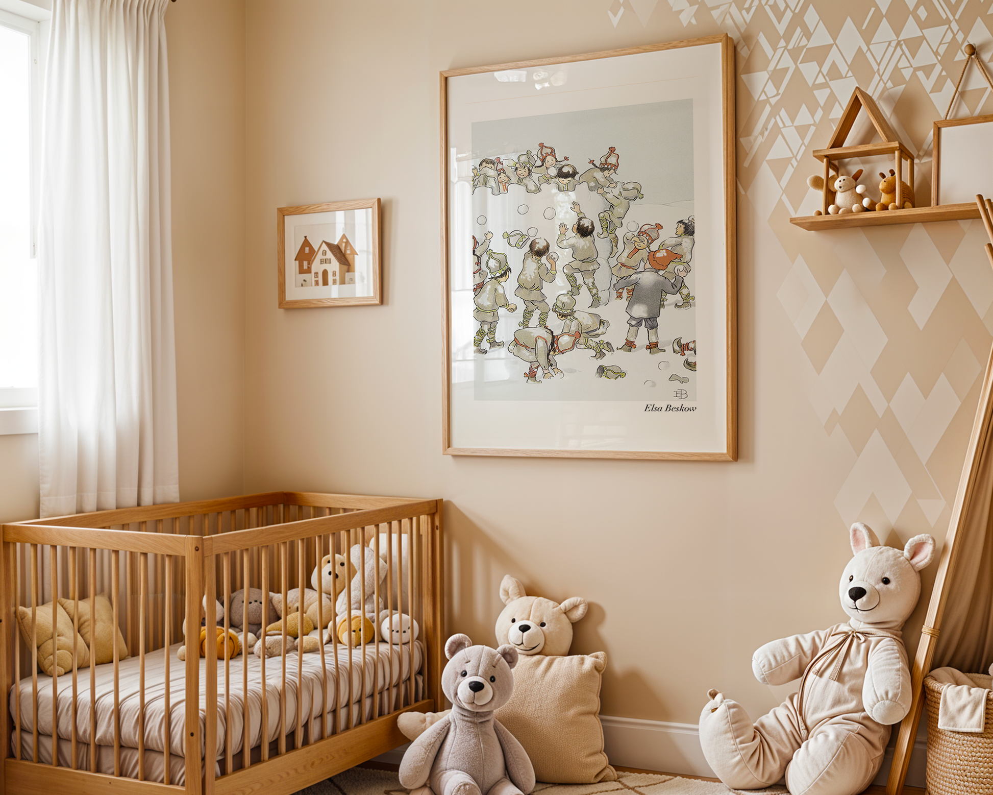 Bild på Olles Skidfärd - Ett snöbollskrig