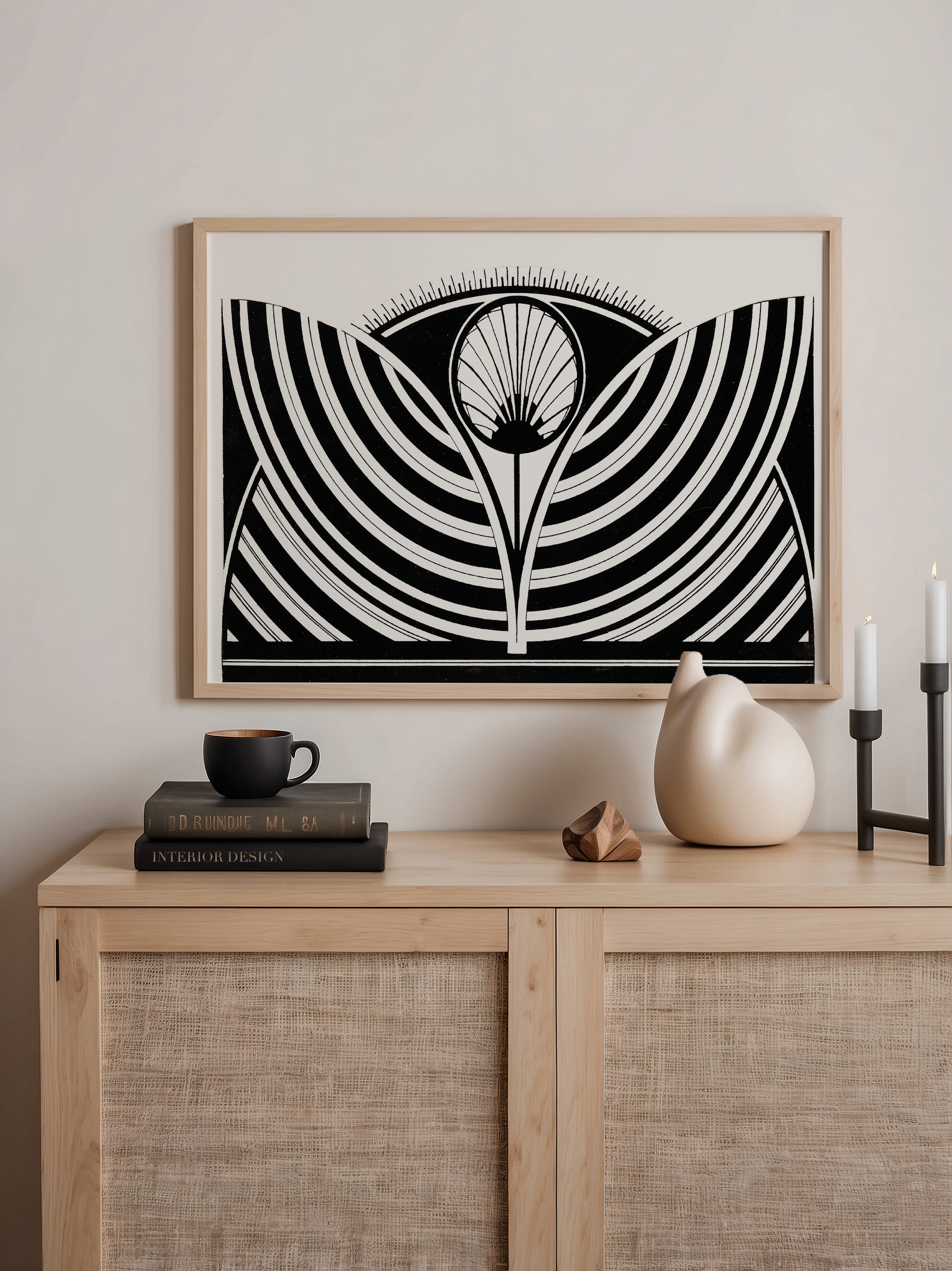 Bild på Gestileerd bloemmotief