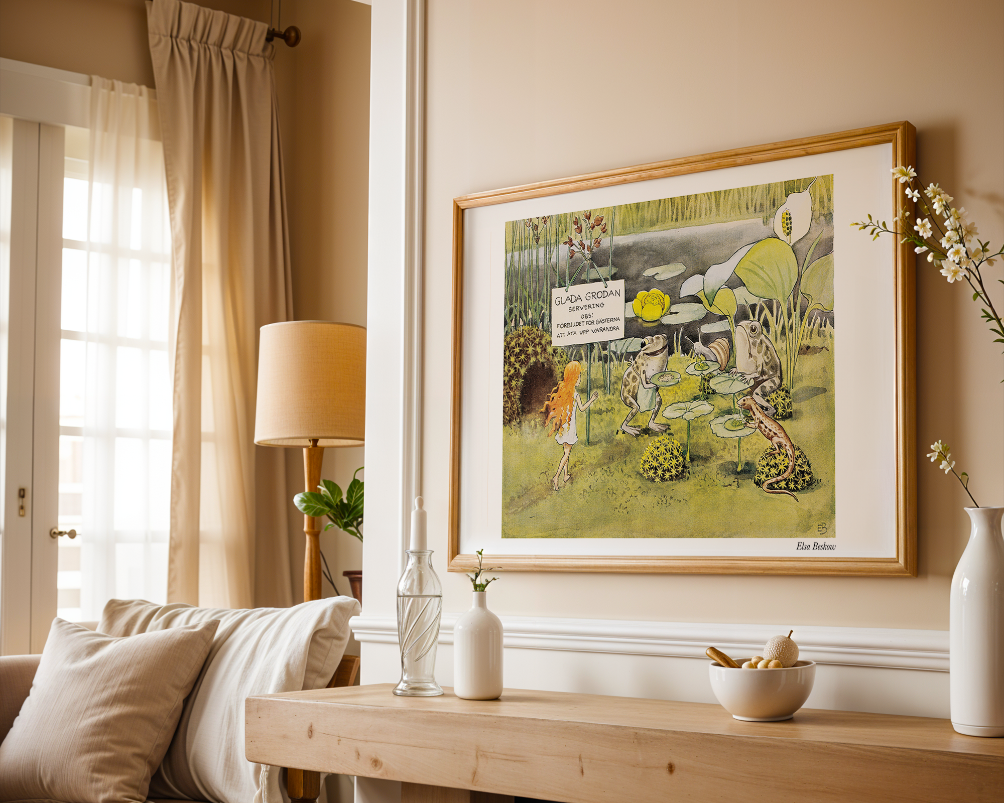 Bild på Solägget - Glada grodan som bodde vid tjärnen