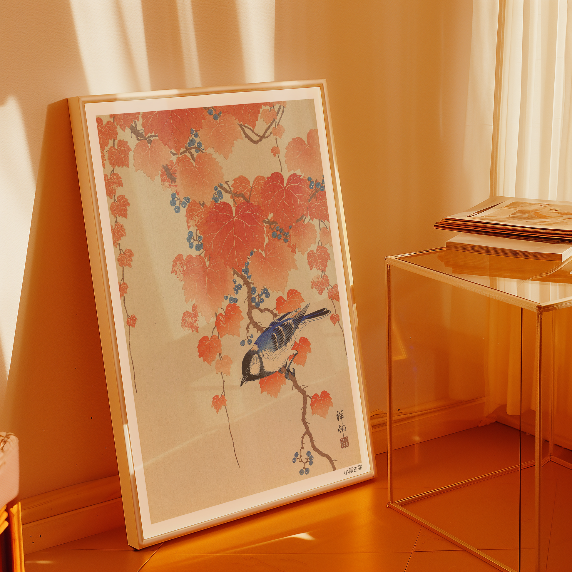 Bild på Great Tit on Paulownia Branch