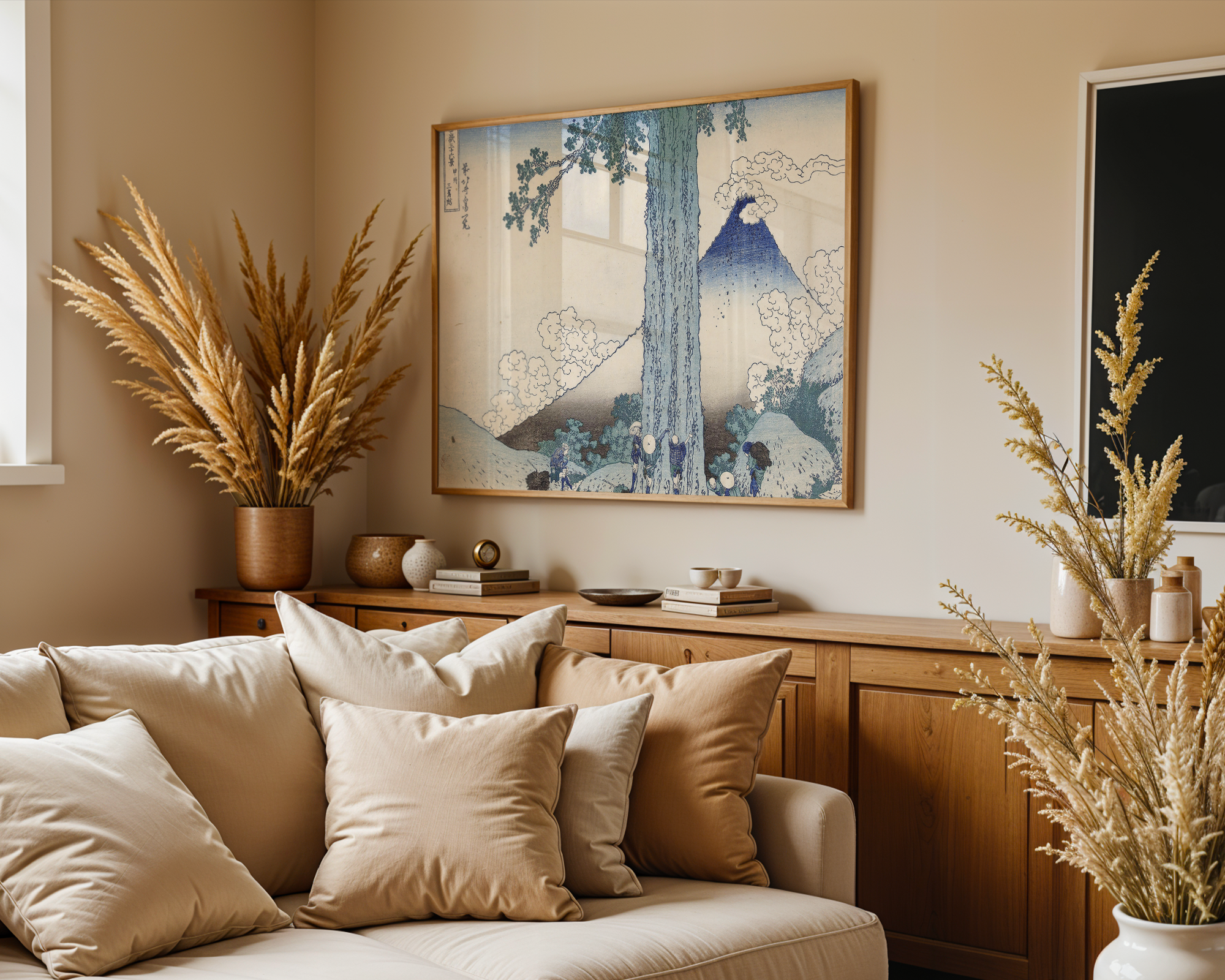 Bild på Mishima mountain pass in Kai province