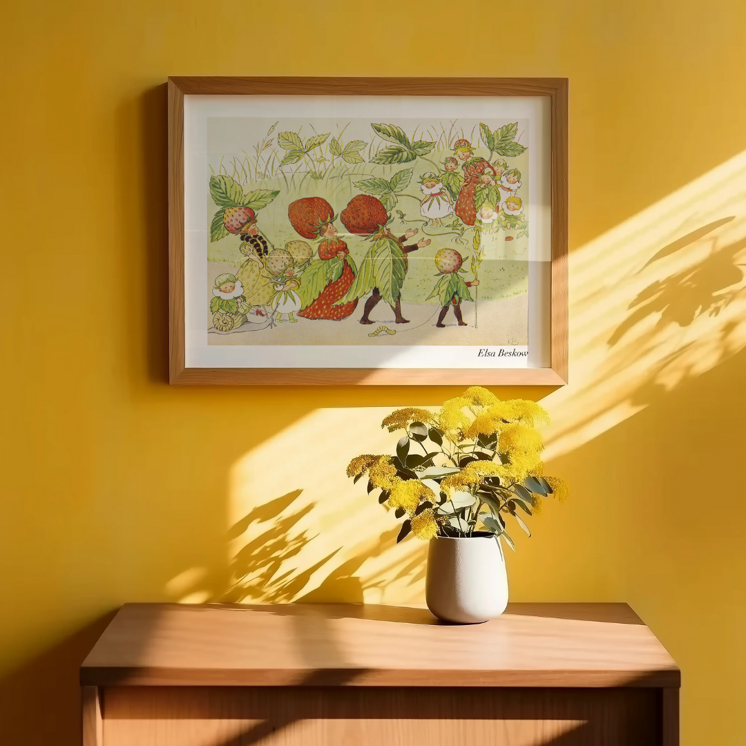 Image of poster by Elsa Beskow barnrum