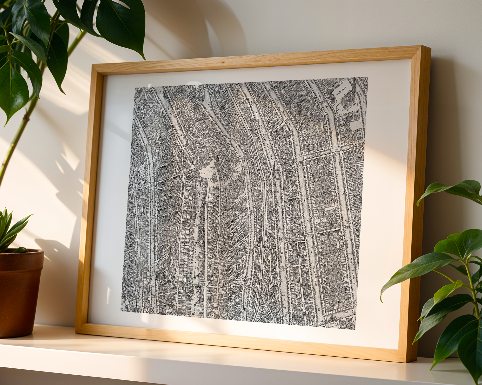 Bild på Plattegrond van Amsterdam