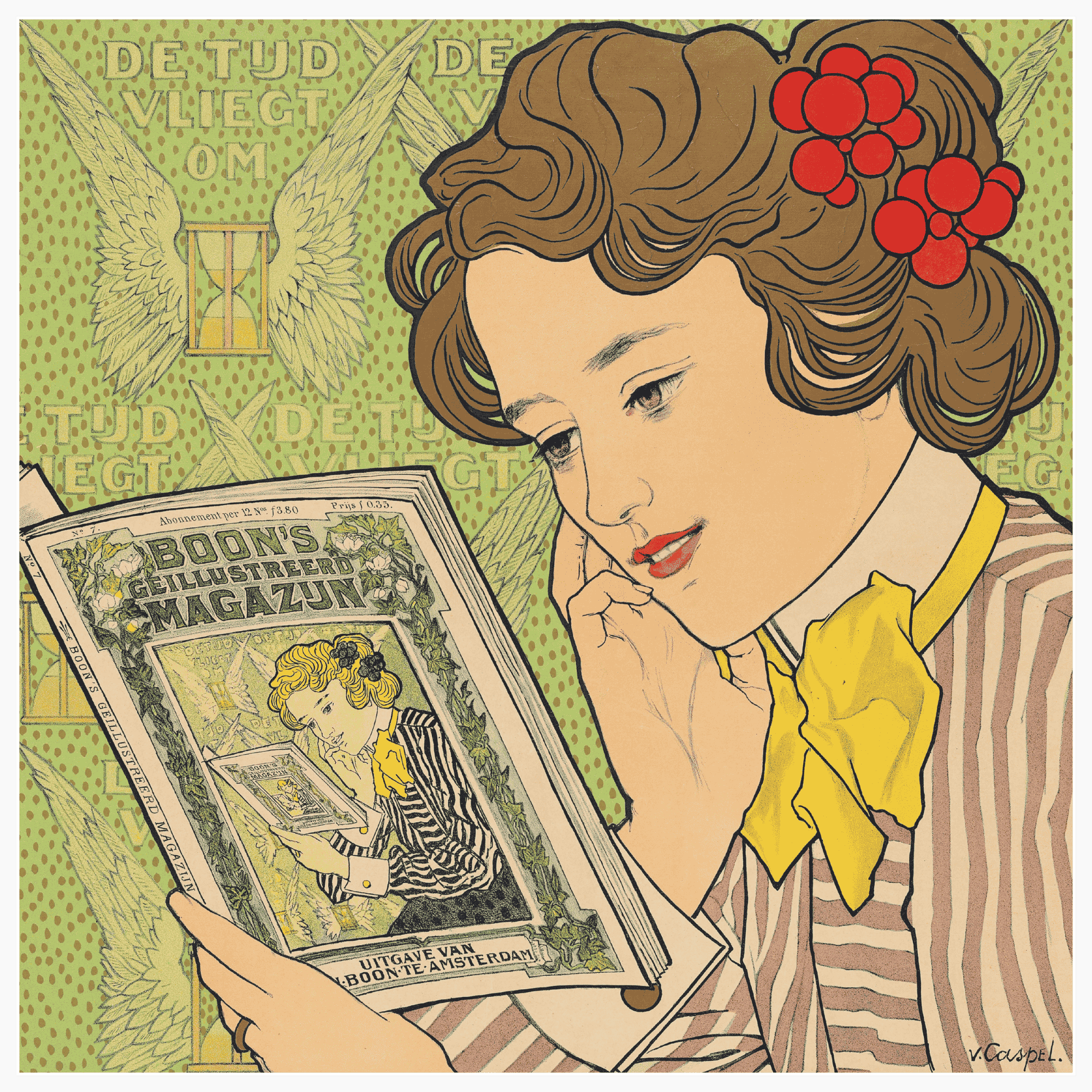 Bild på Affiche voor Boons Geillustreerd Magazijn