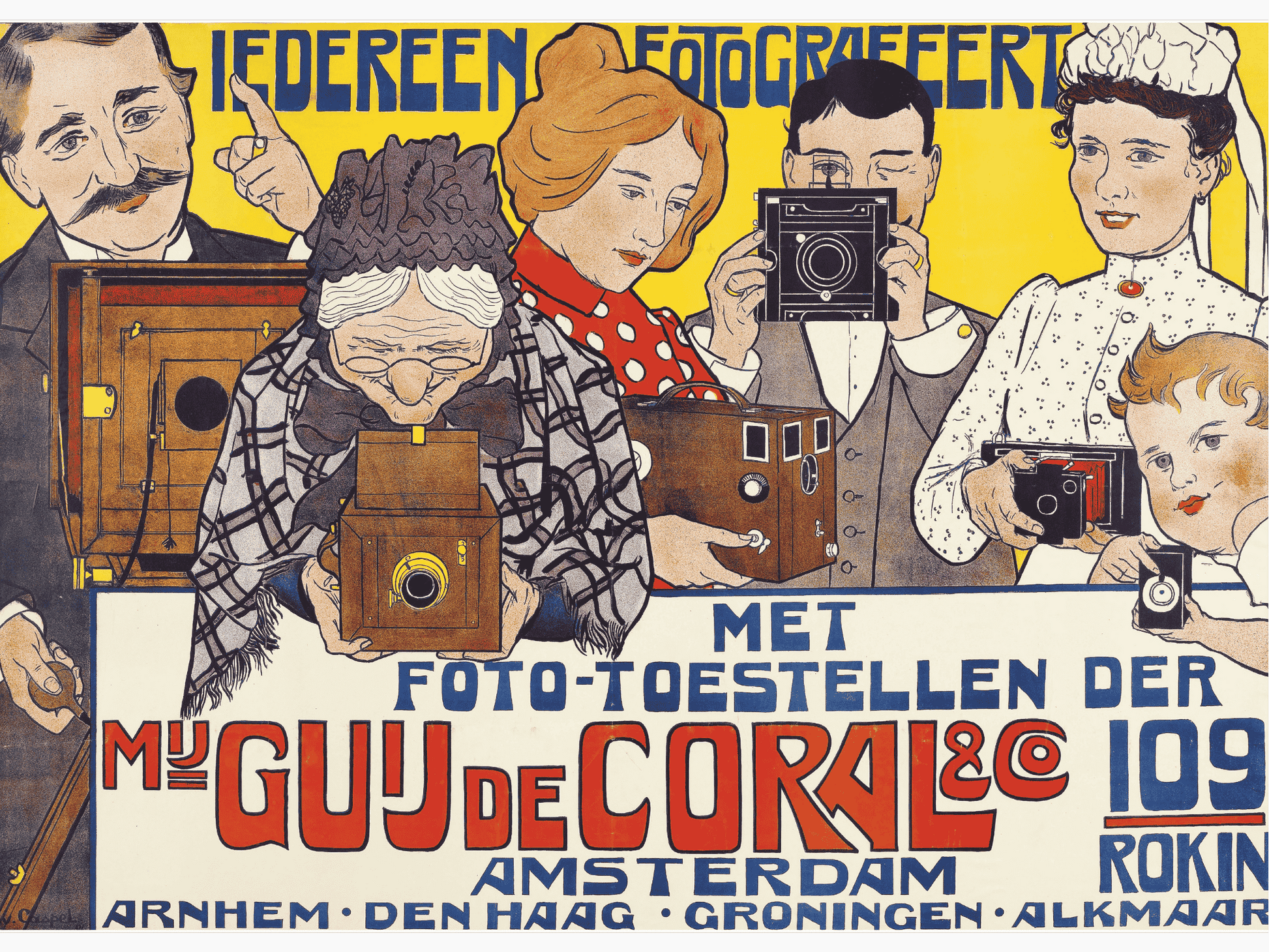 Bild på Everyone a Photographer Poster for Guy de Coral Co