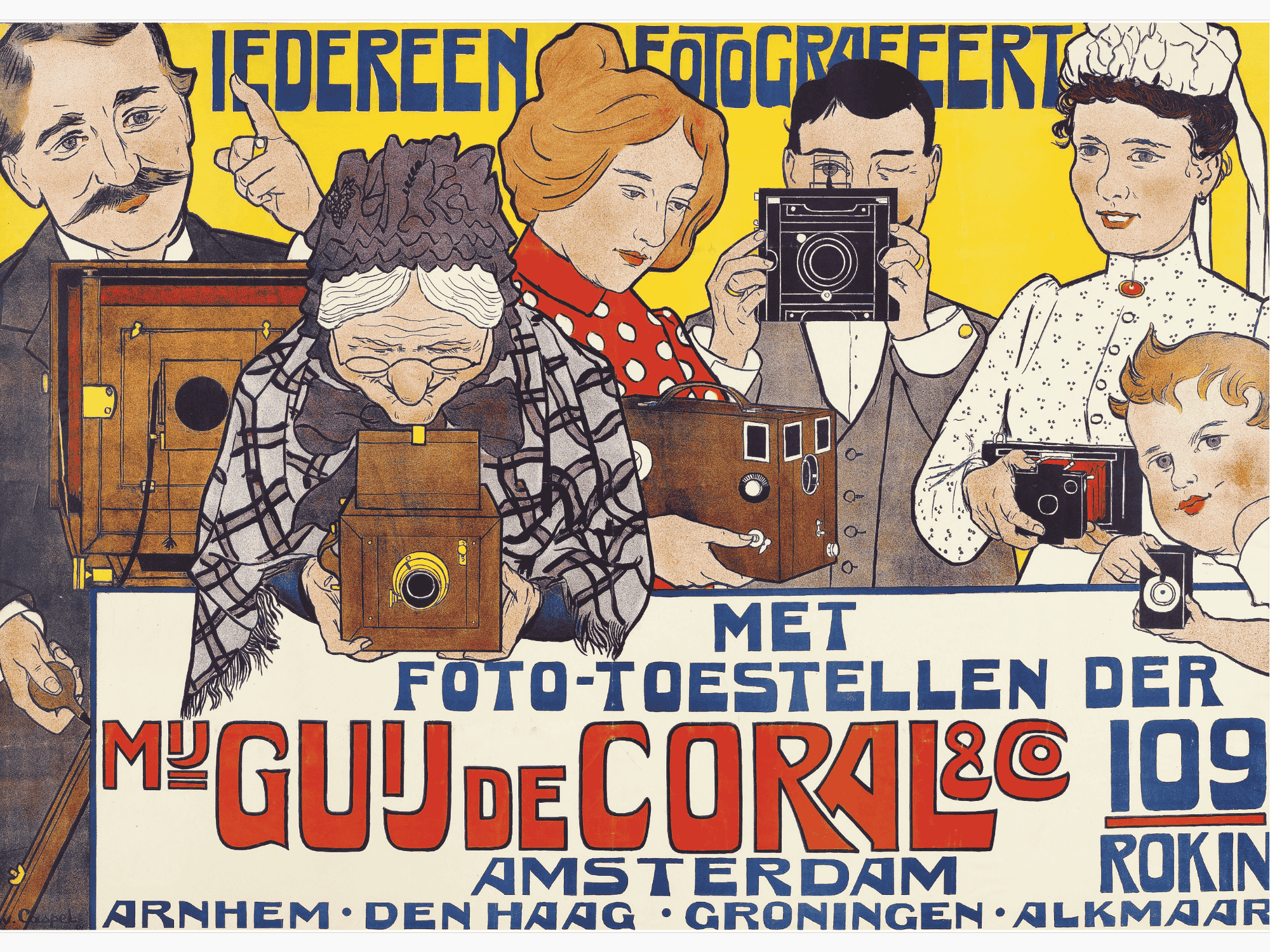 Bild på Everyone a Photographer Poster for Guy de Coral Co