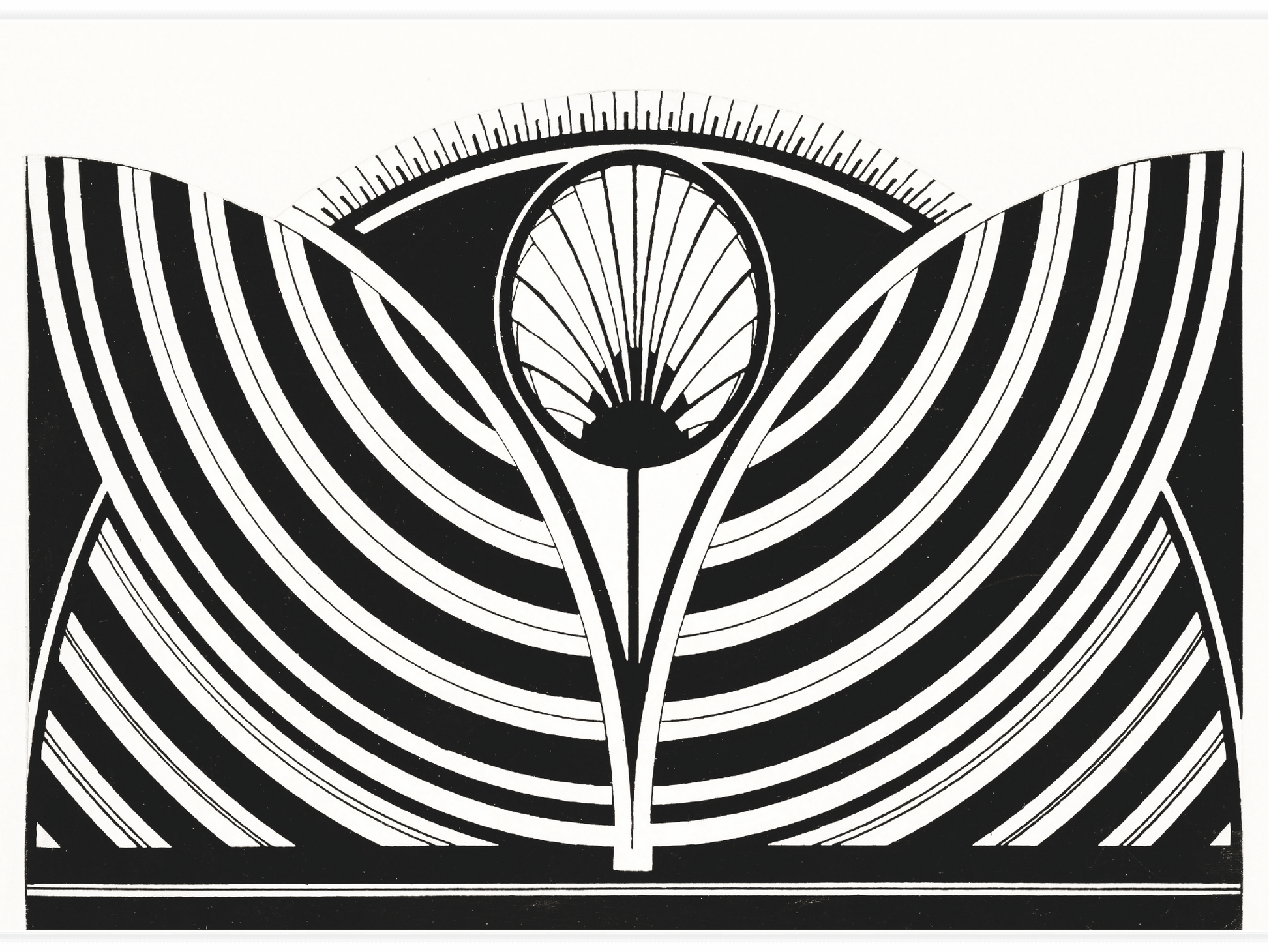 Bild på Gestileerd bloemmotief