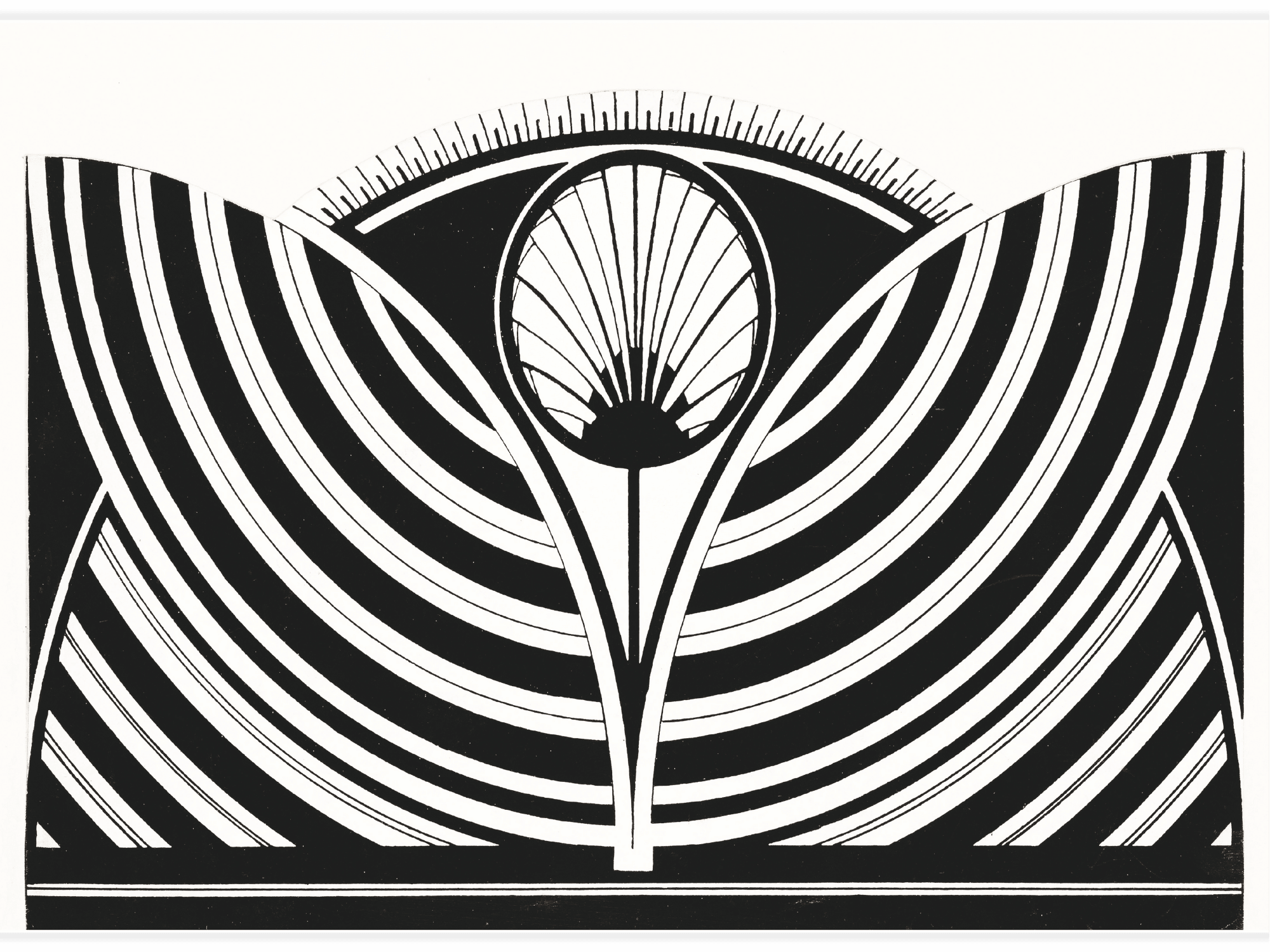 Bild på Gestileerd bloemmotief