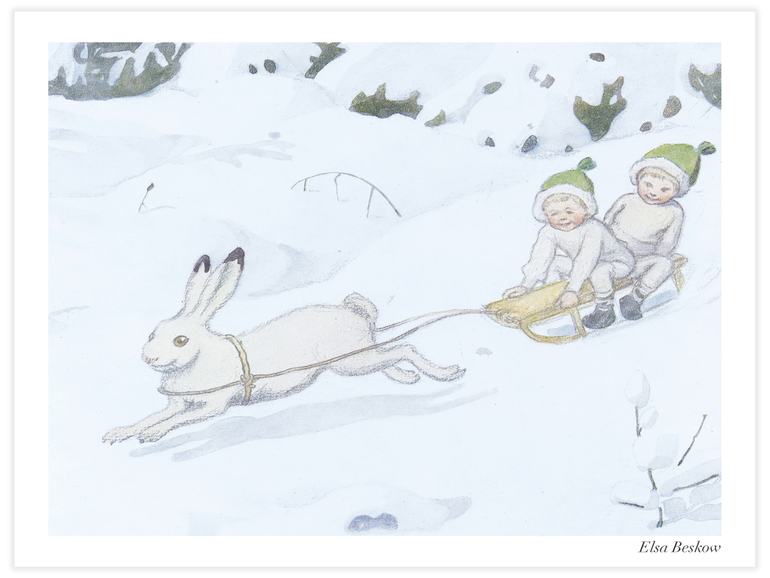 Bild på Tomtebobarnen - Tomtebobarnen, lilla haren och kälken