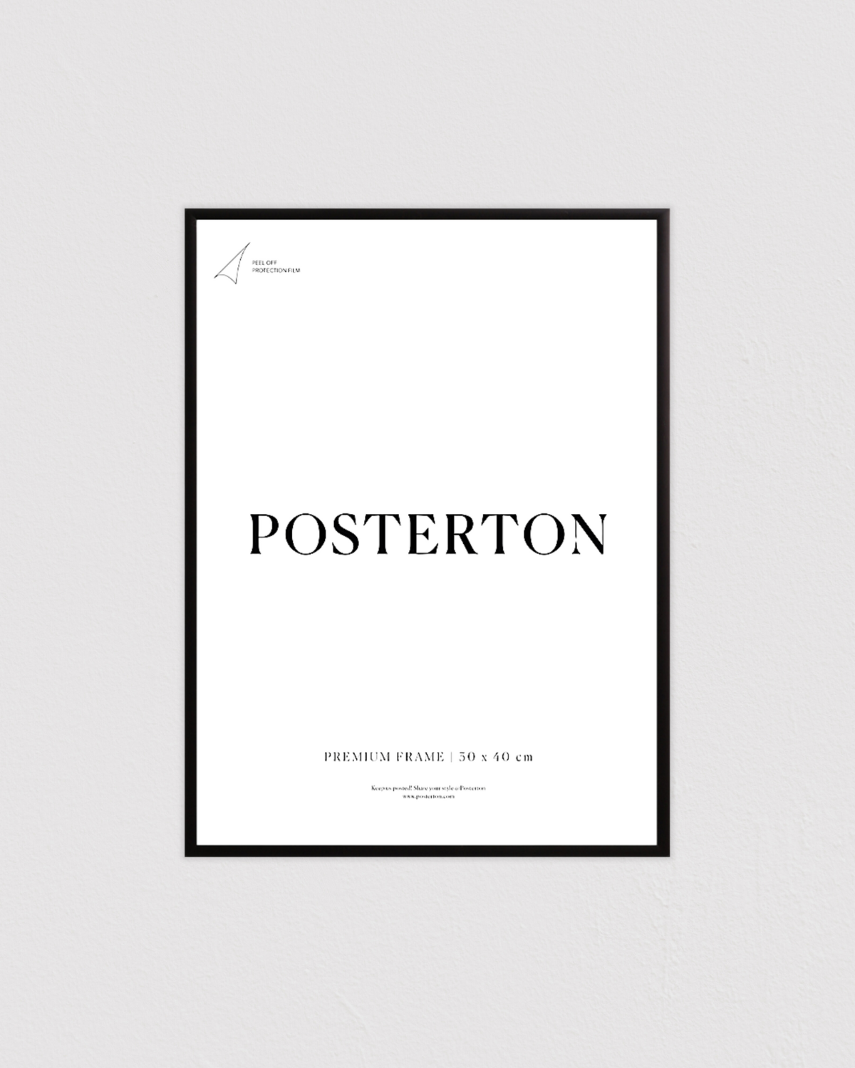 Bild på Matt black metal frame