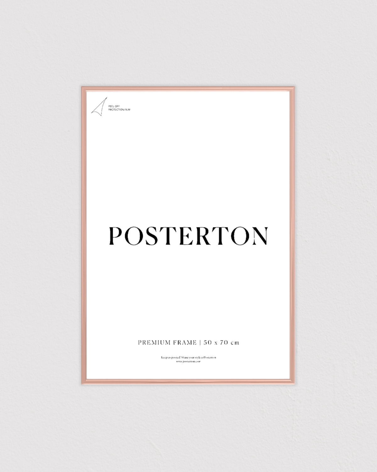 Bild på Copper effect metal frame