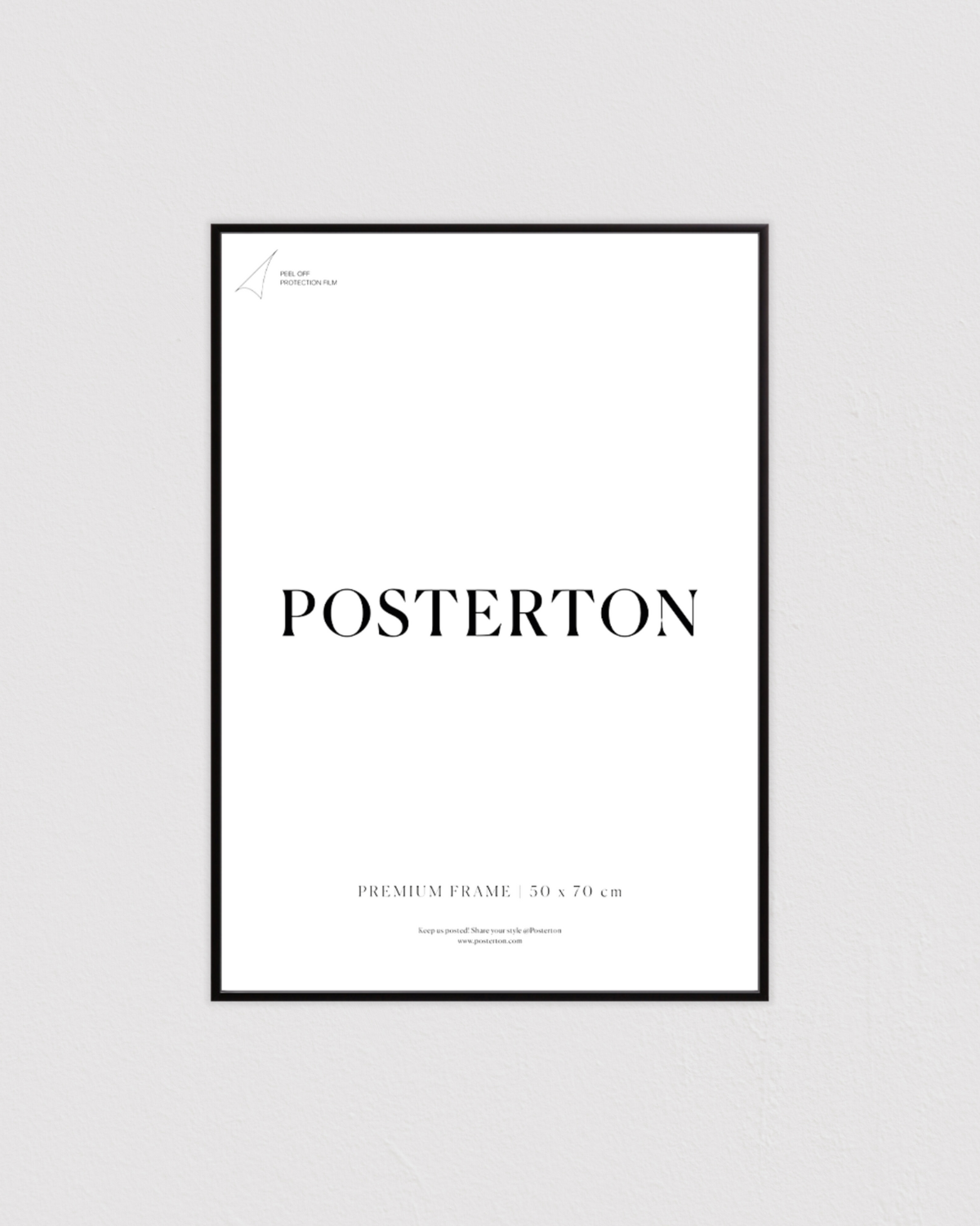 Bild på Matt black metal frame