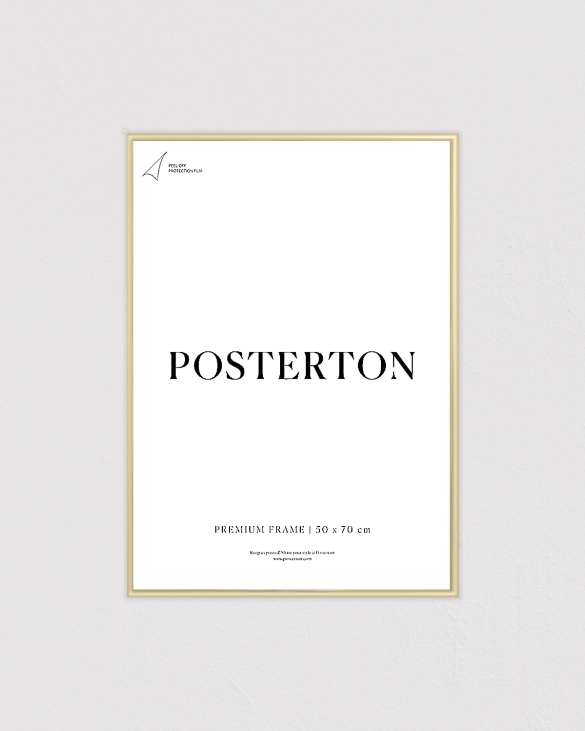 Bild på Gold effect metal frame