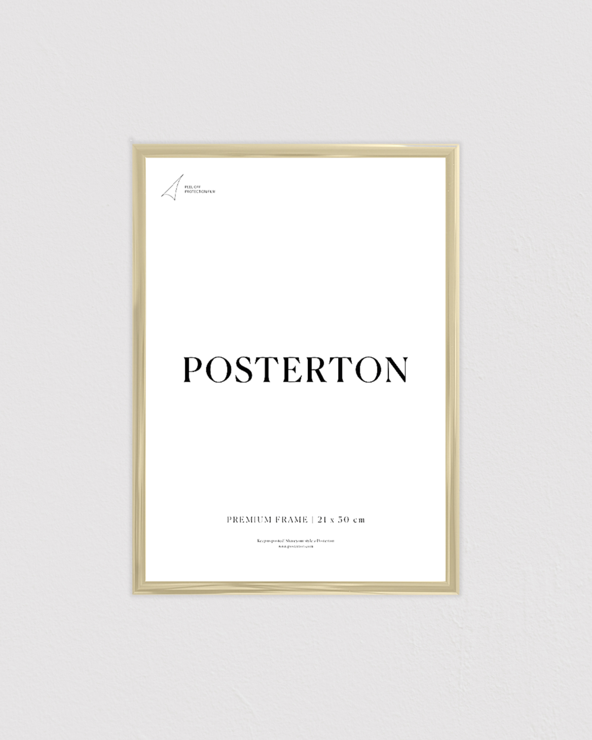 Bild på Gold effect metal frame