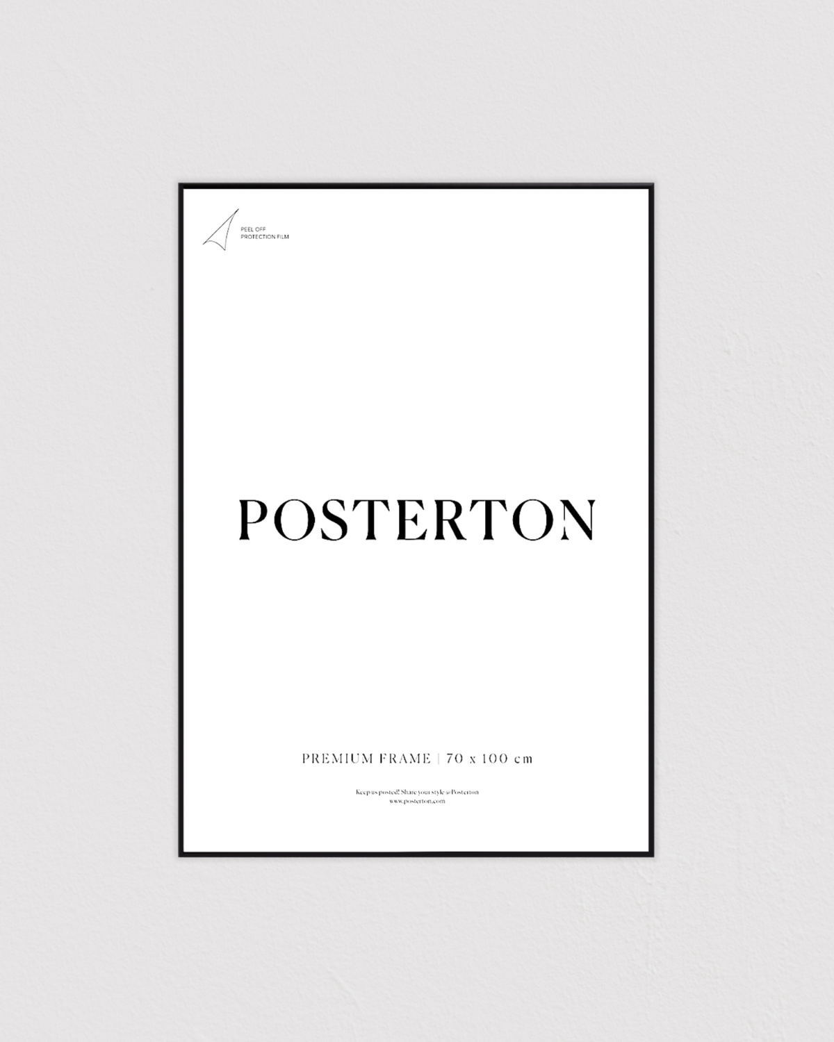 Bild på Matt black metal frame