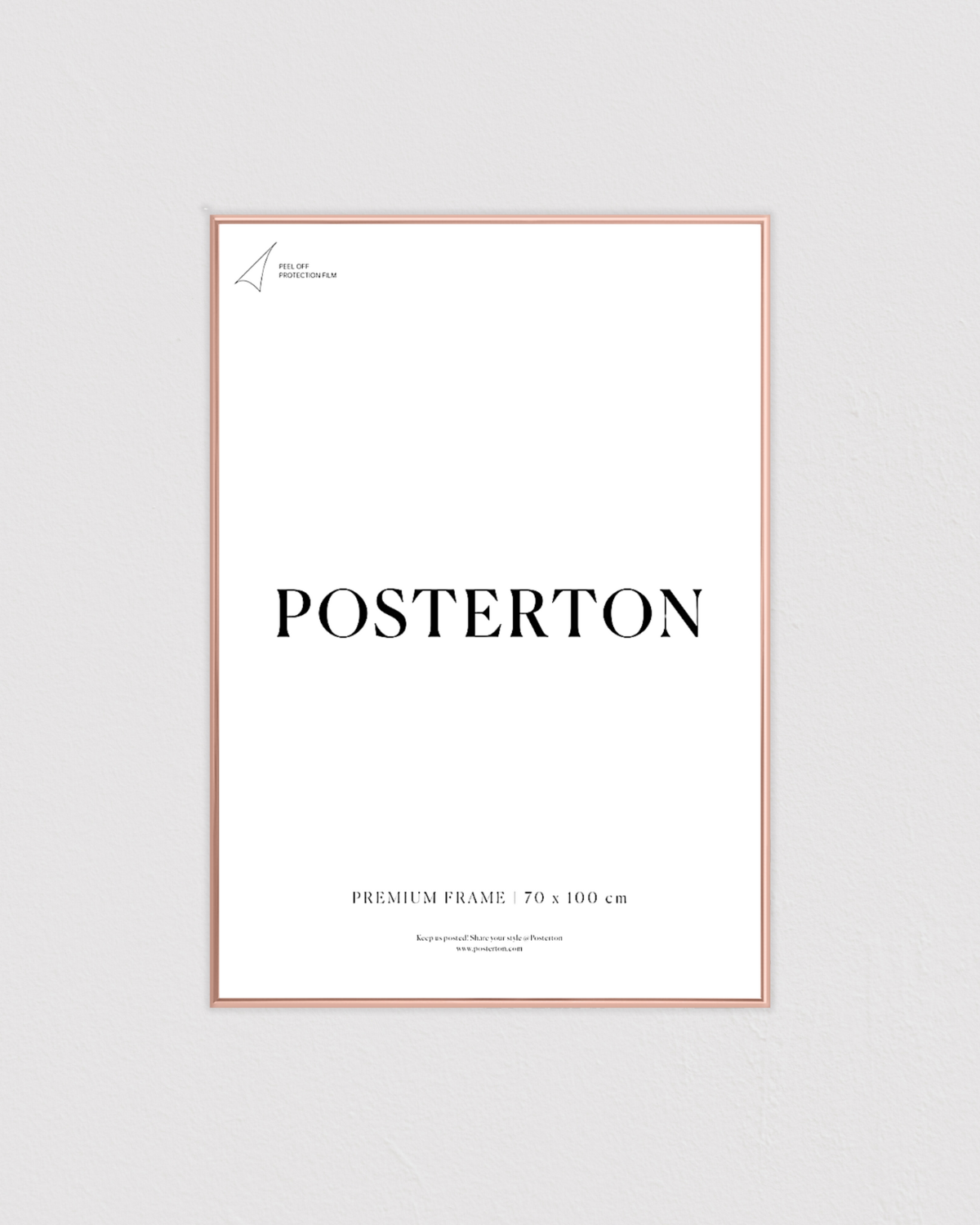 Bild på Copper effect metal frame