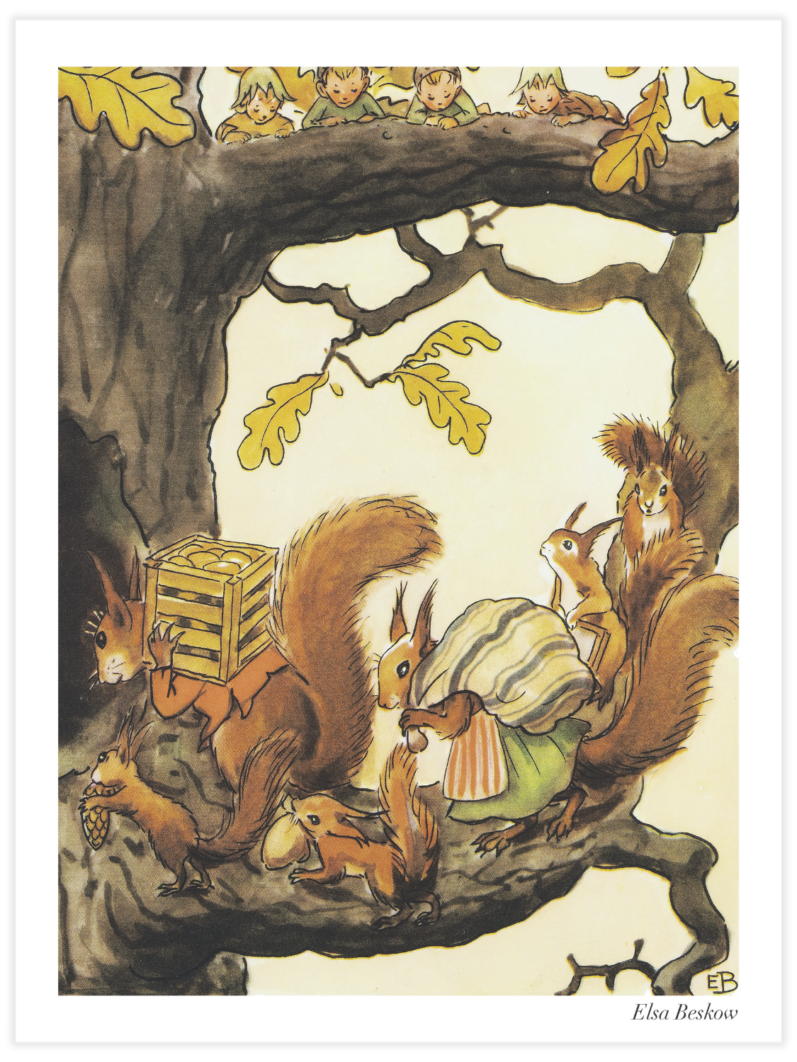 Bild på Ocke Nutta och Pillerill - Kurre Svans i eken