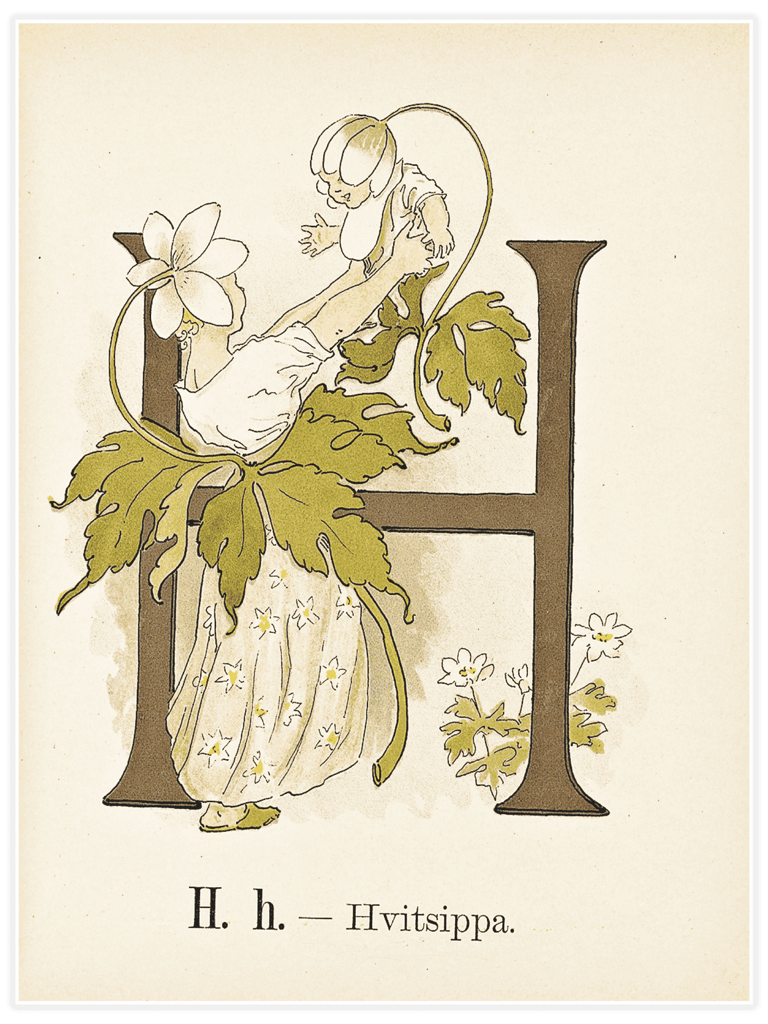 Bild på Prinsarnes blomsteralfabet - H