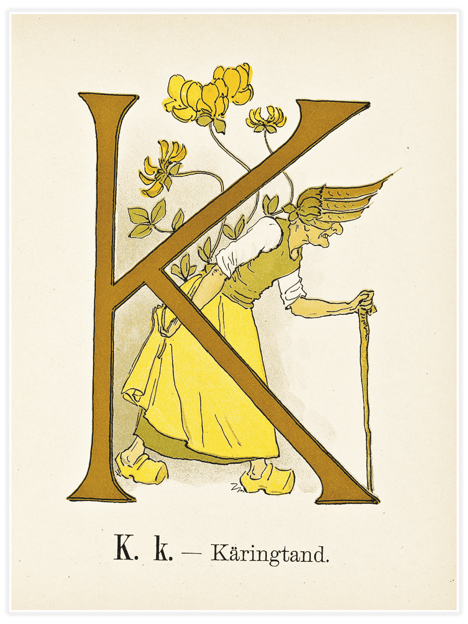 Bild på Prinsarnes blomsteralfabet - K